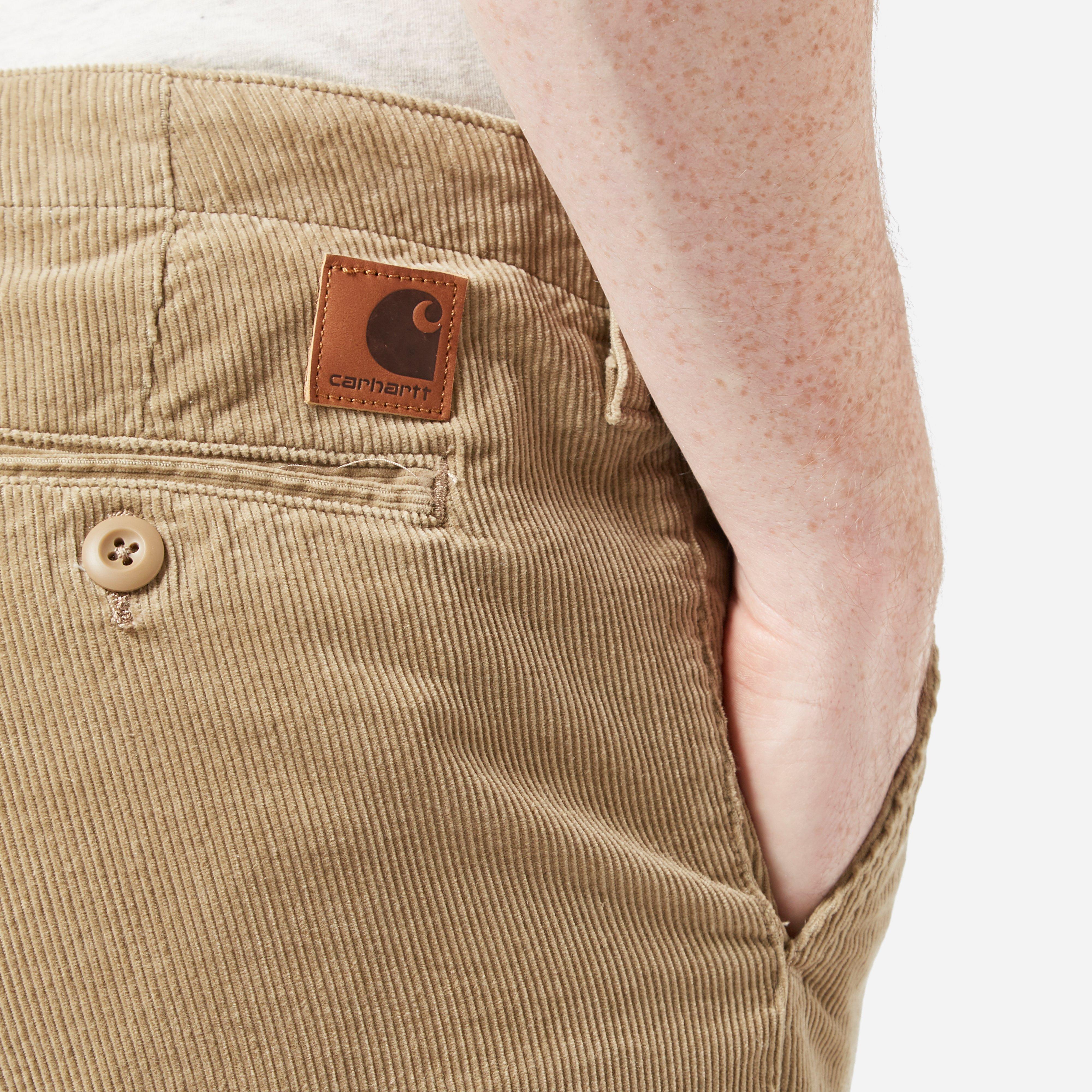 Carhartt WIP Carhartt Cotton Valley Cord Club Pant in Beige (Natural ...