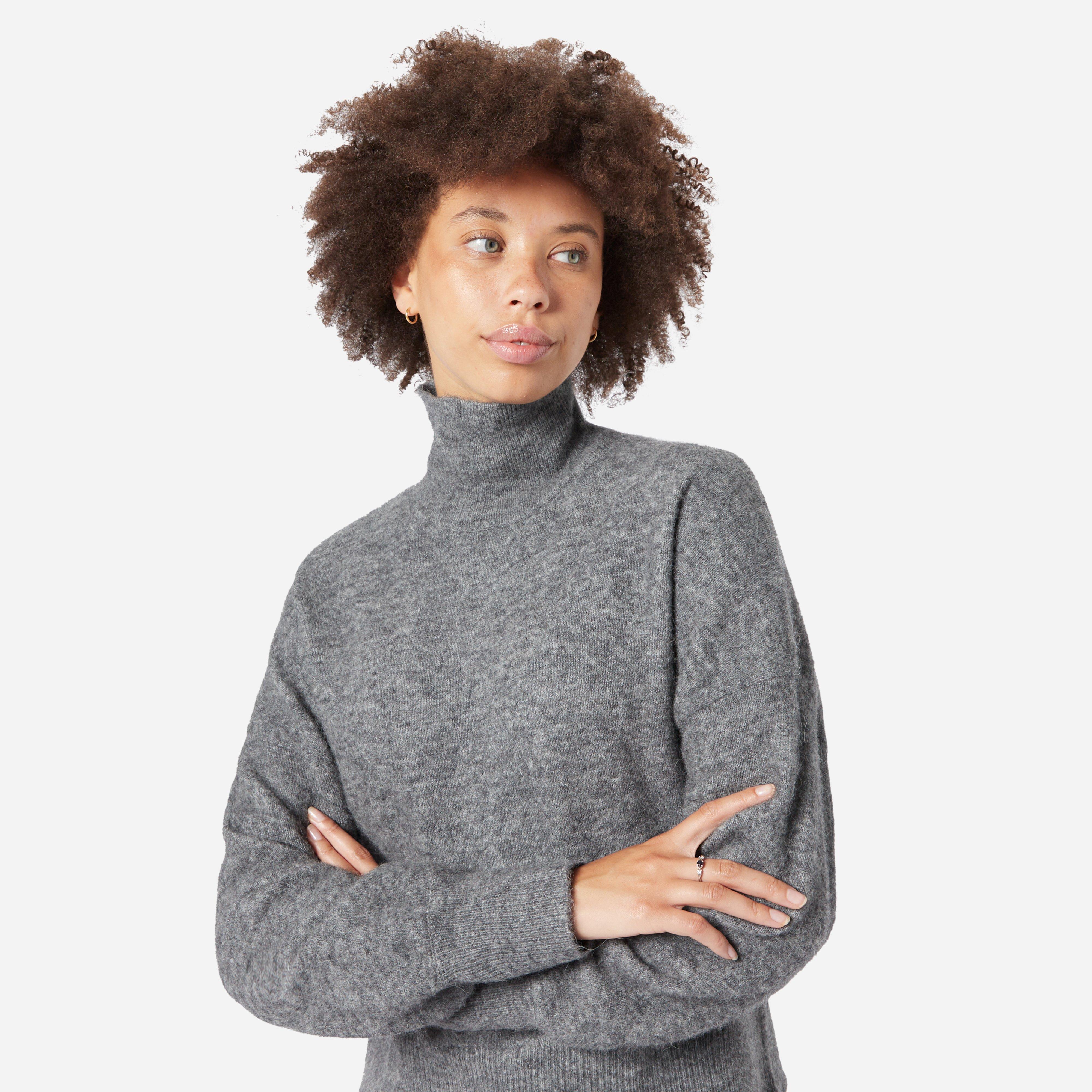 dark grey turtleneck womens