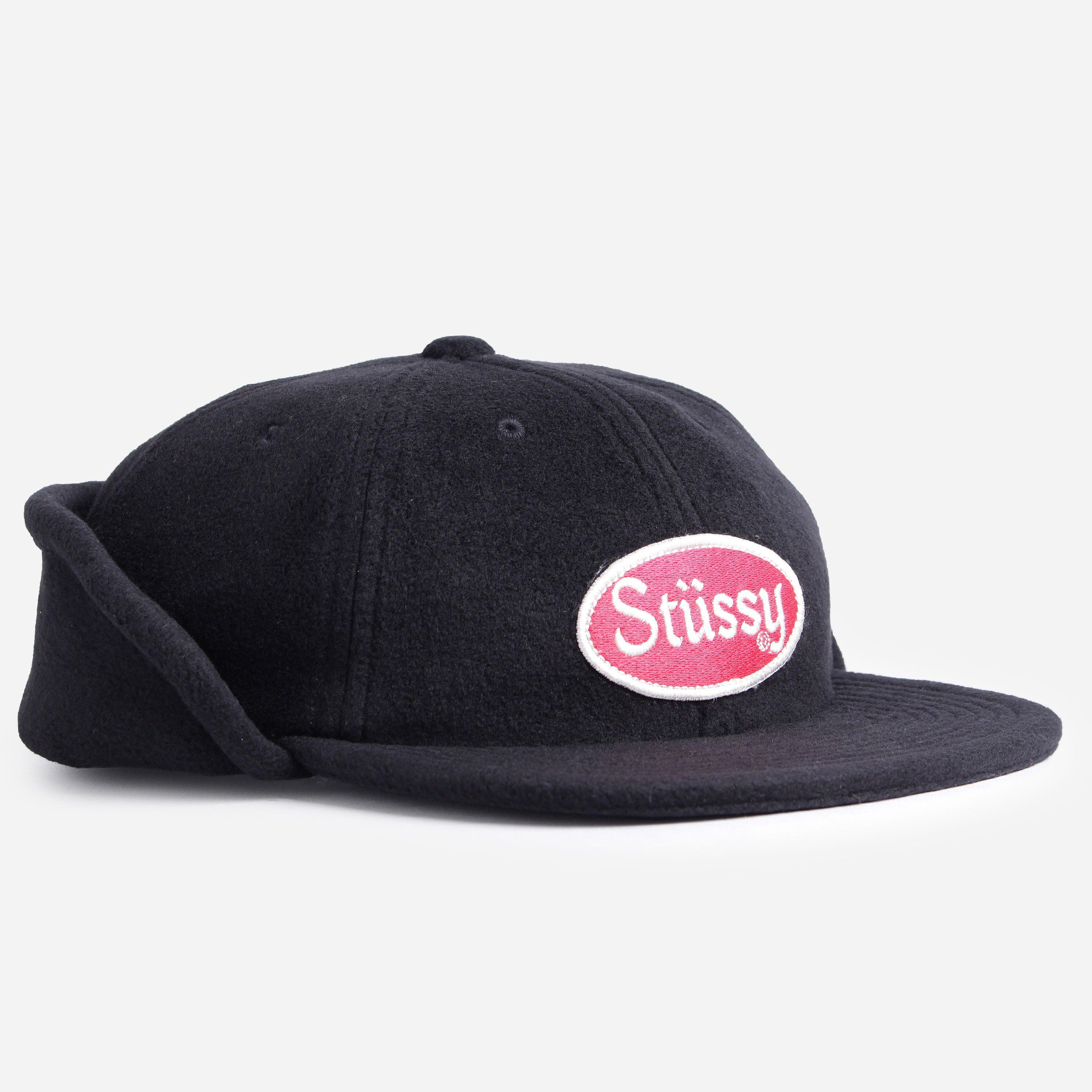 stussy ear flap cap