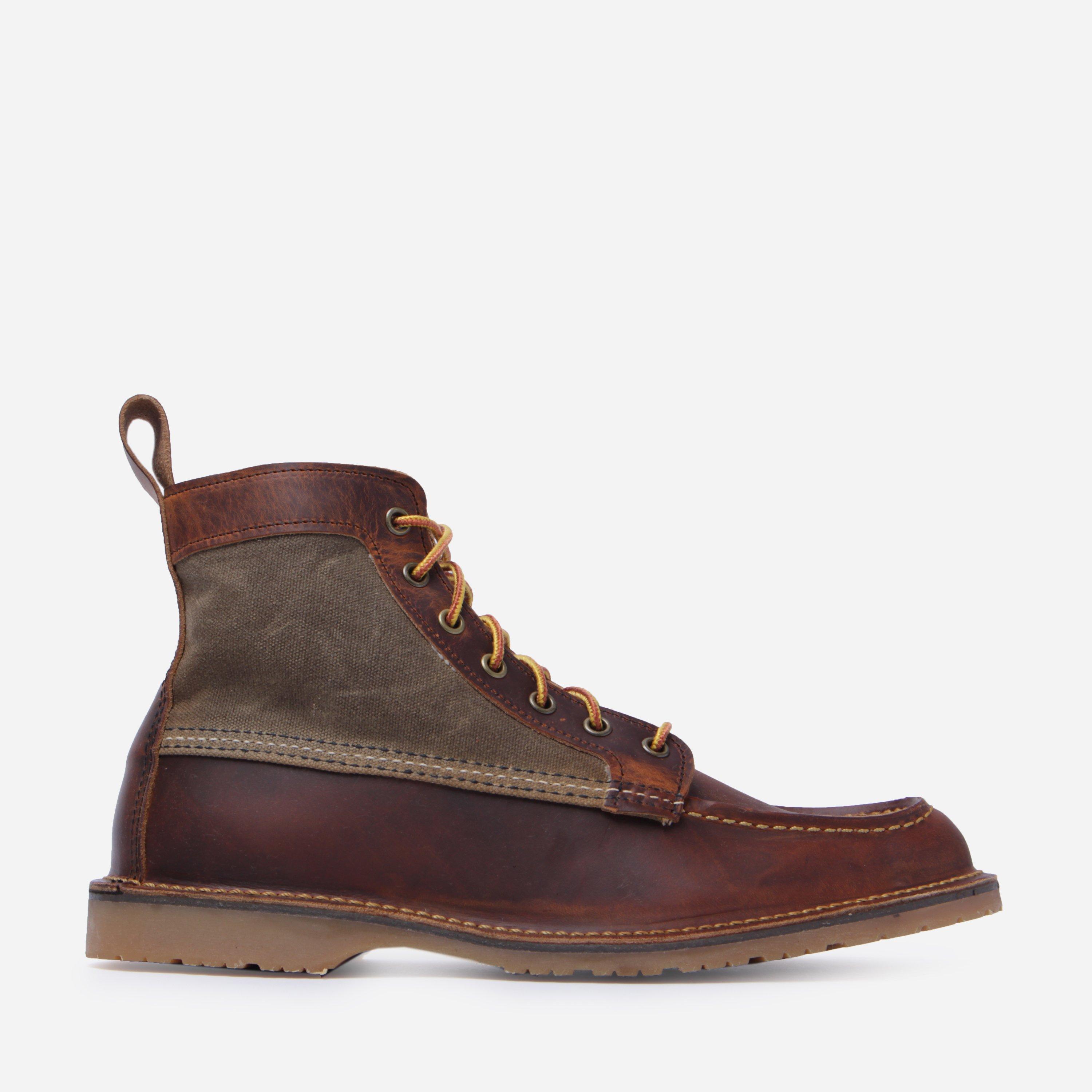 red wing canvas moc