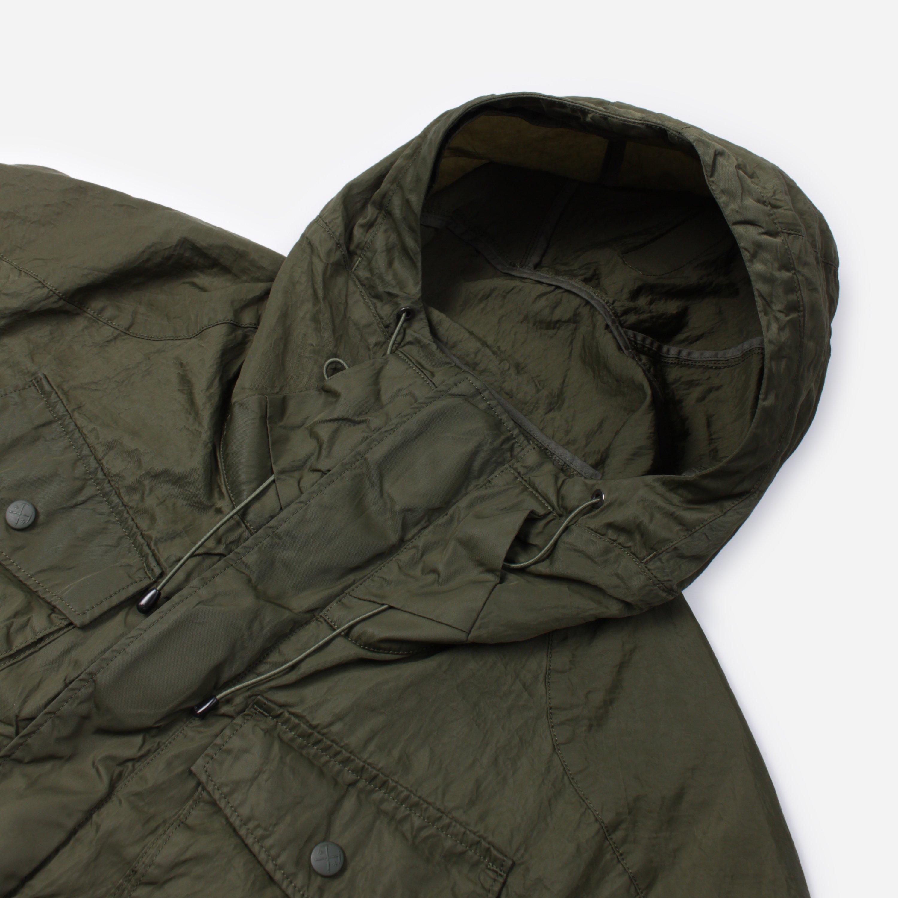 White Mountaineering Contrasted Mountain Parka in Green for Men - Lyst