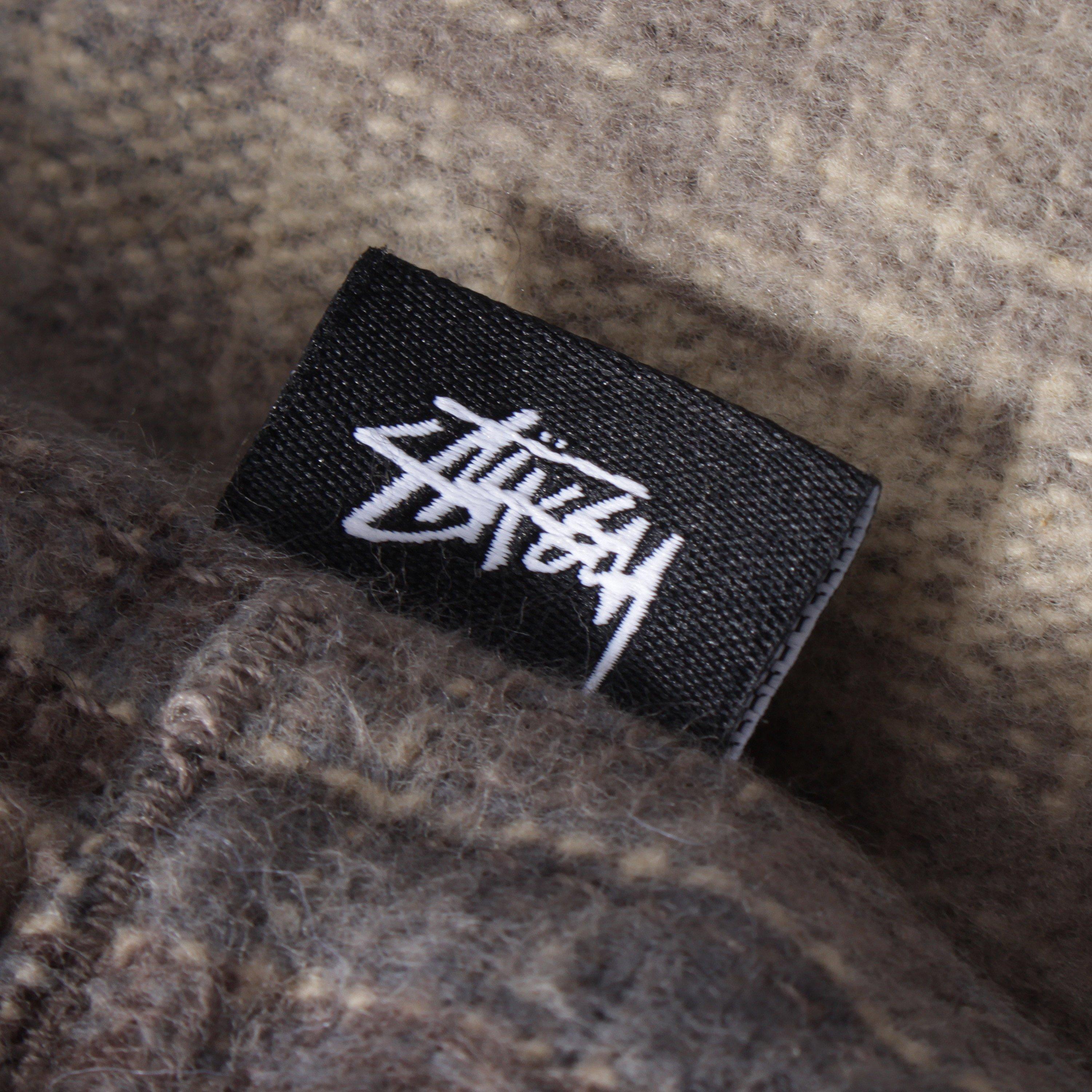 Stussy Heavy Brush Plaid Zip Up Shirt in Brown (Gray) for Men | Lyst