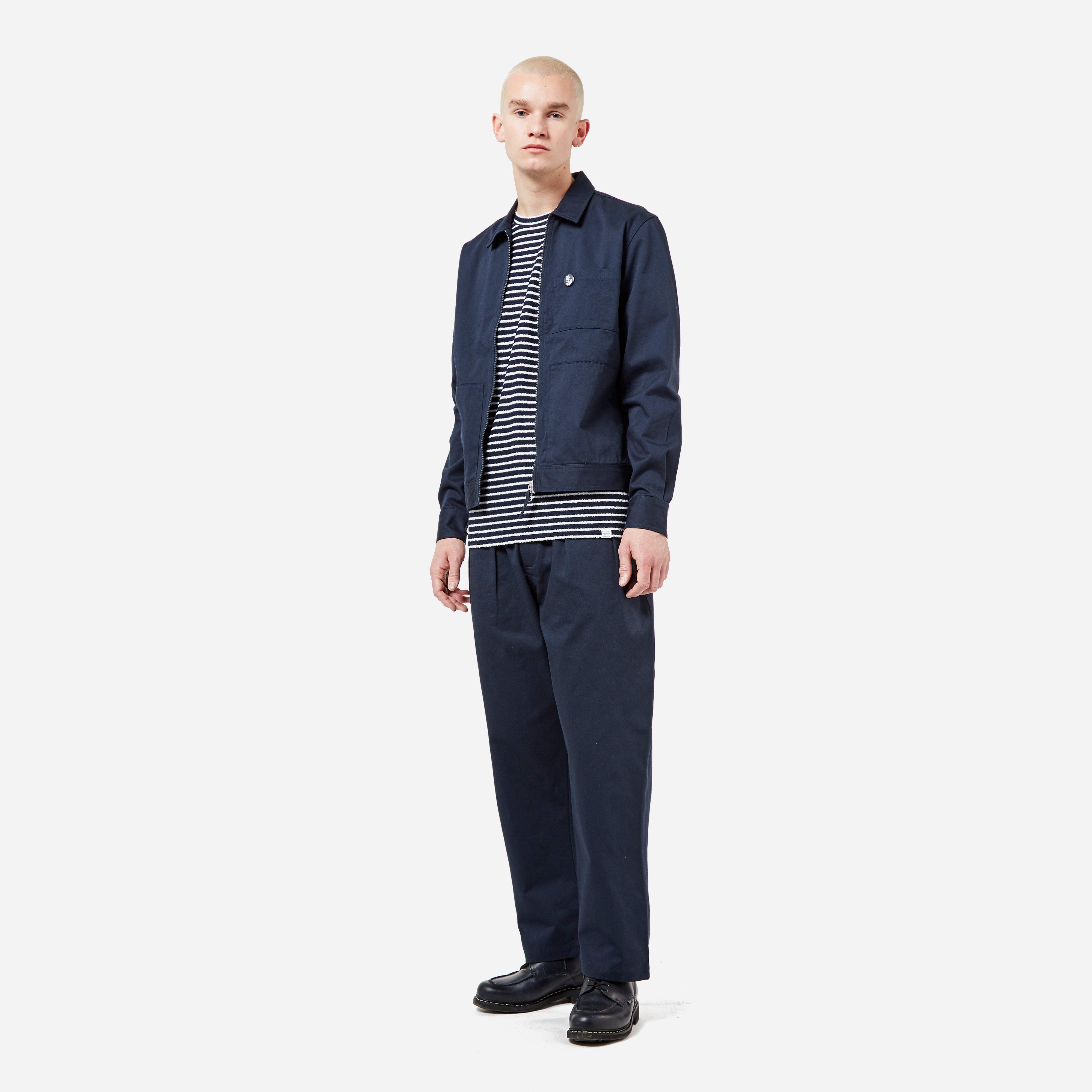 Cotton Twill Double Pleat Pant 
