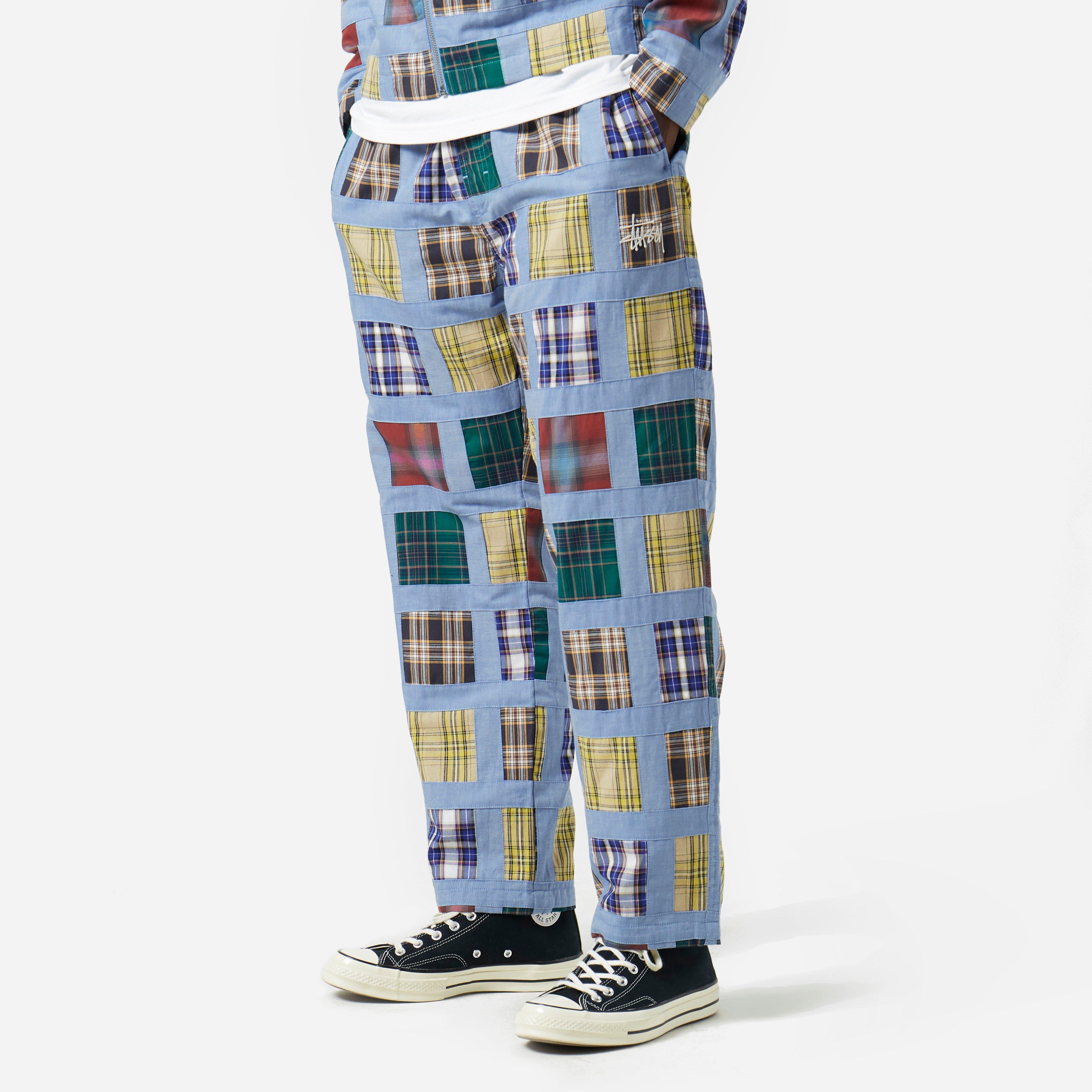 STUSSY PATCHWORK CORD BEACH PANT Patchwork Cord Beach Pant