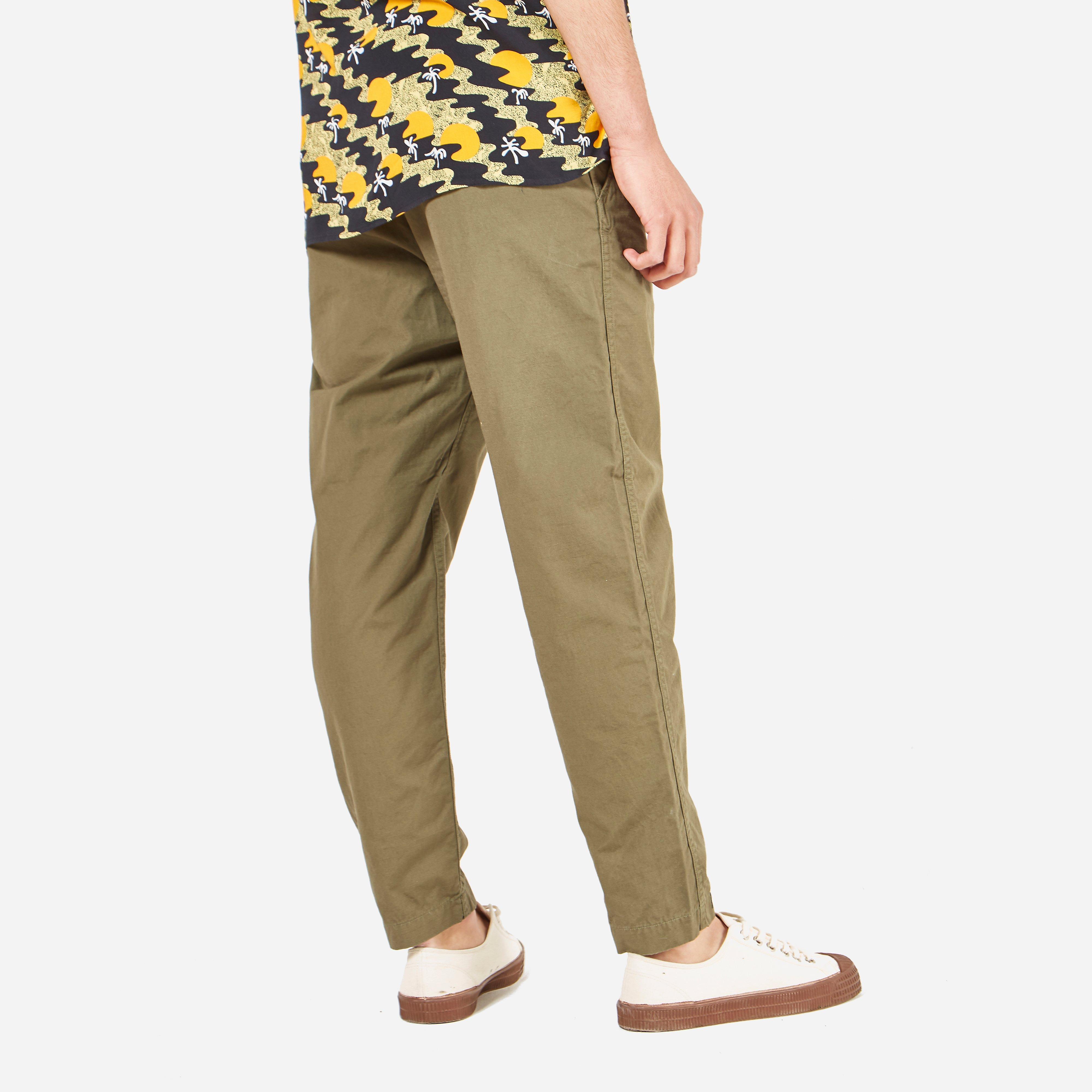 Orslow Ripstop New Yorker Pant in Green 