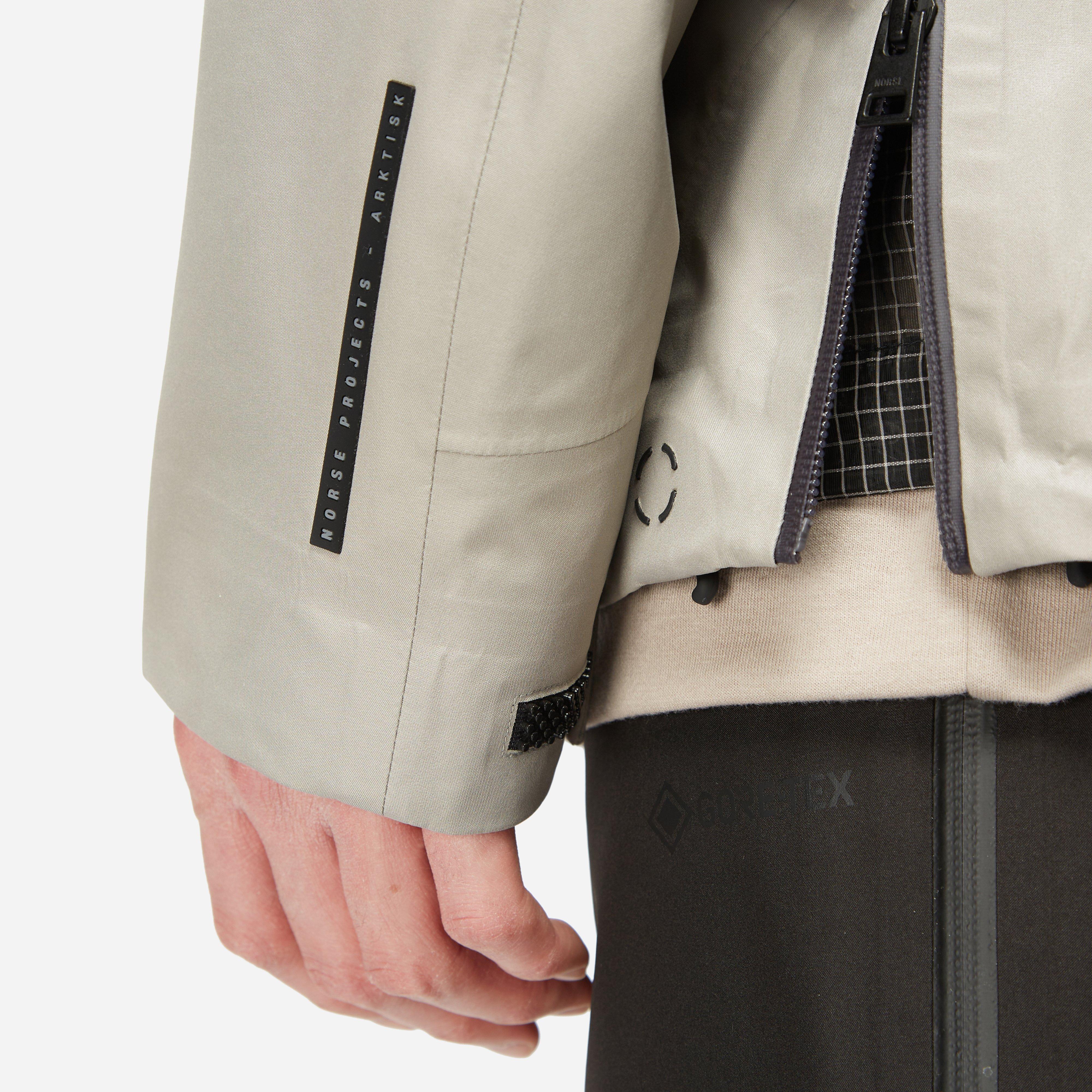 Norse Projects Gore-tex 3l Stand Collar Jacket in Natural for Men