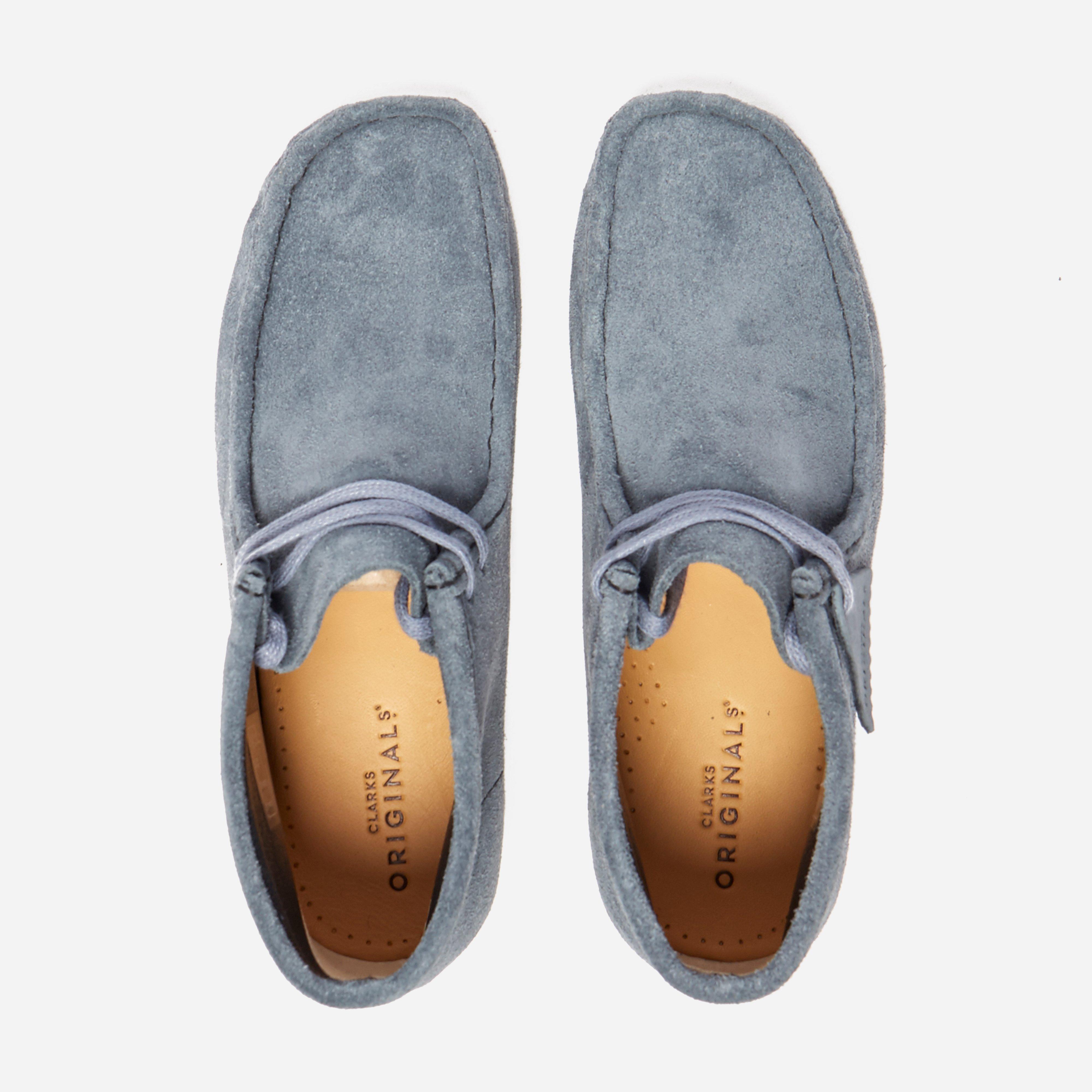 clarks blue booties
