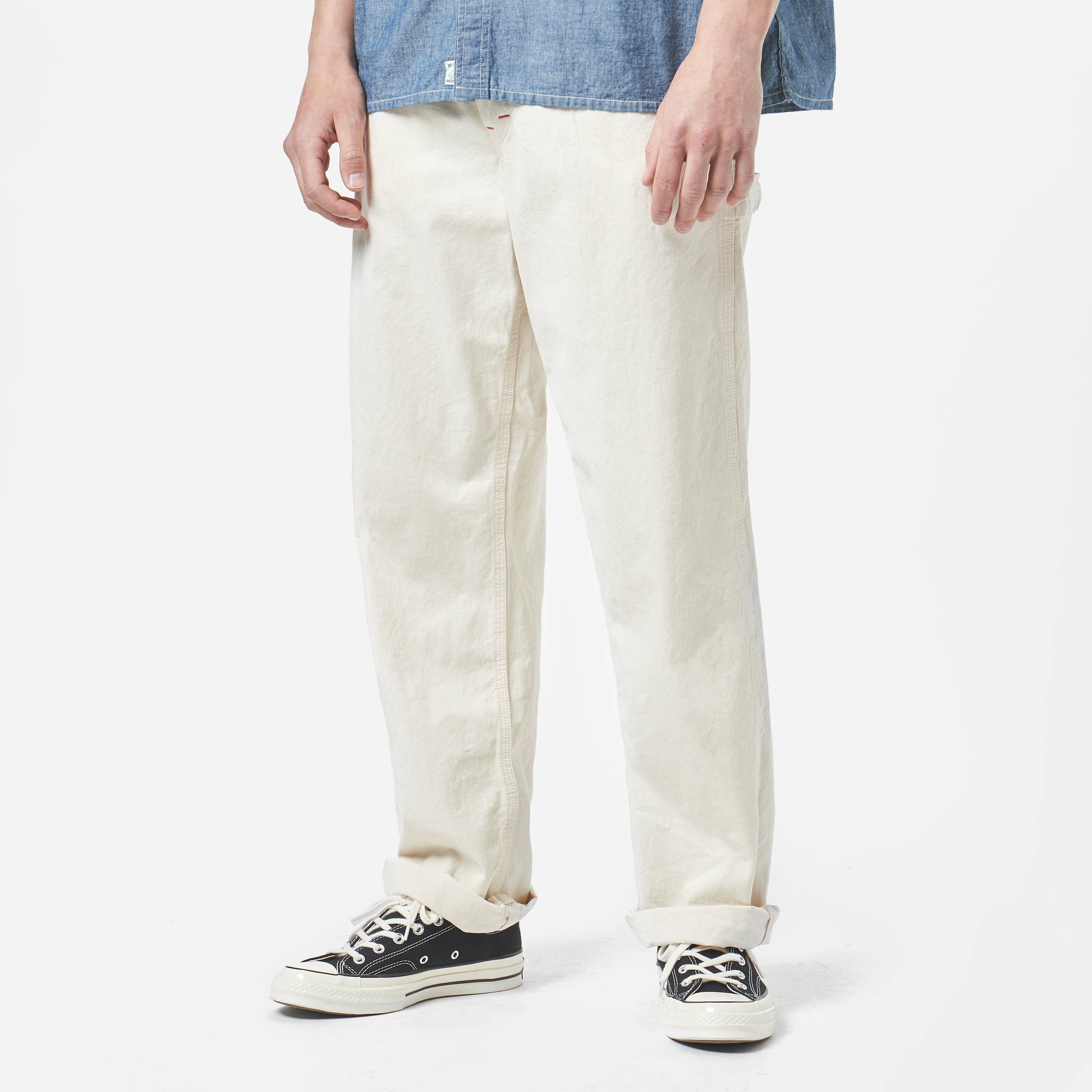 Orslow Painter Pants in Cream (Natural 