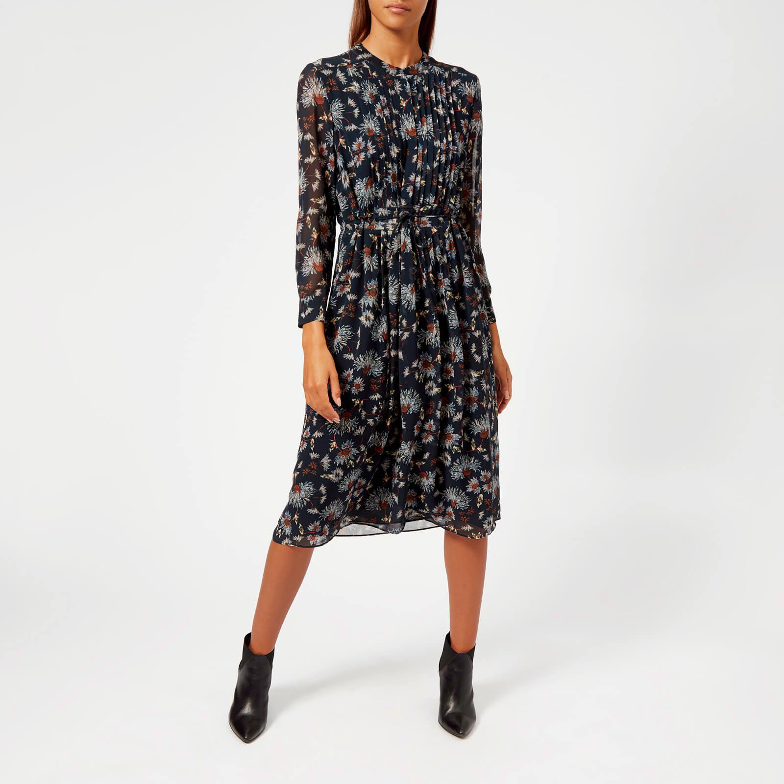 whistles python print midi dress