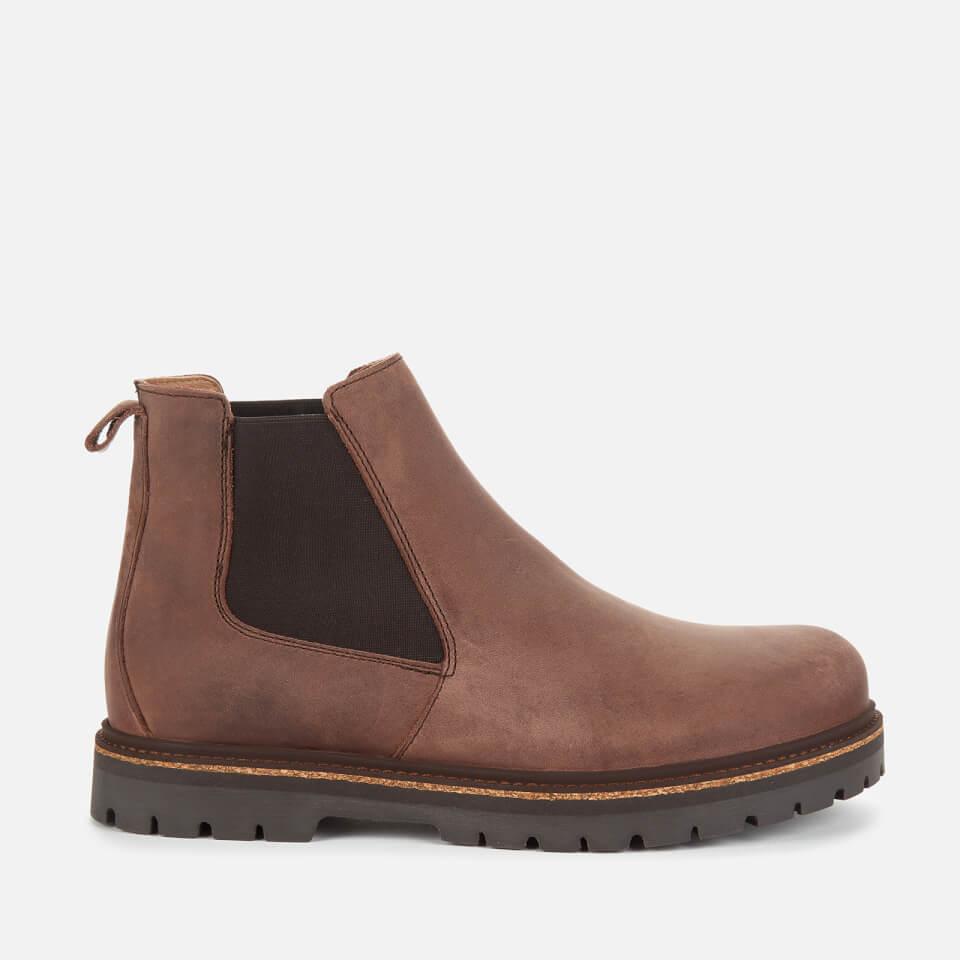 Birkenstock Synthetic Stalon Nubuck Chelsea Boots in Brown for Men - Lyst