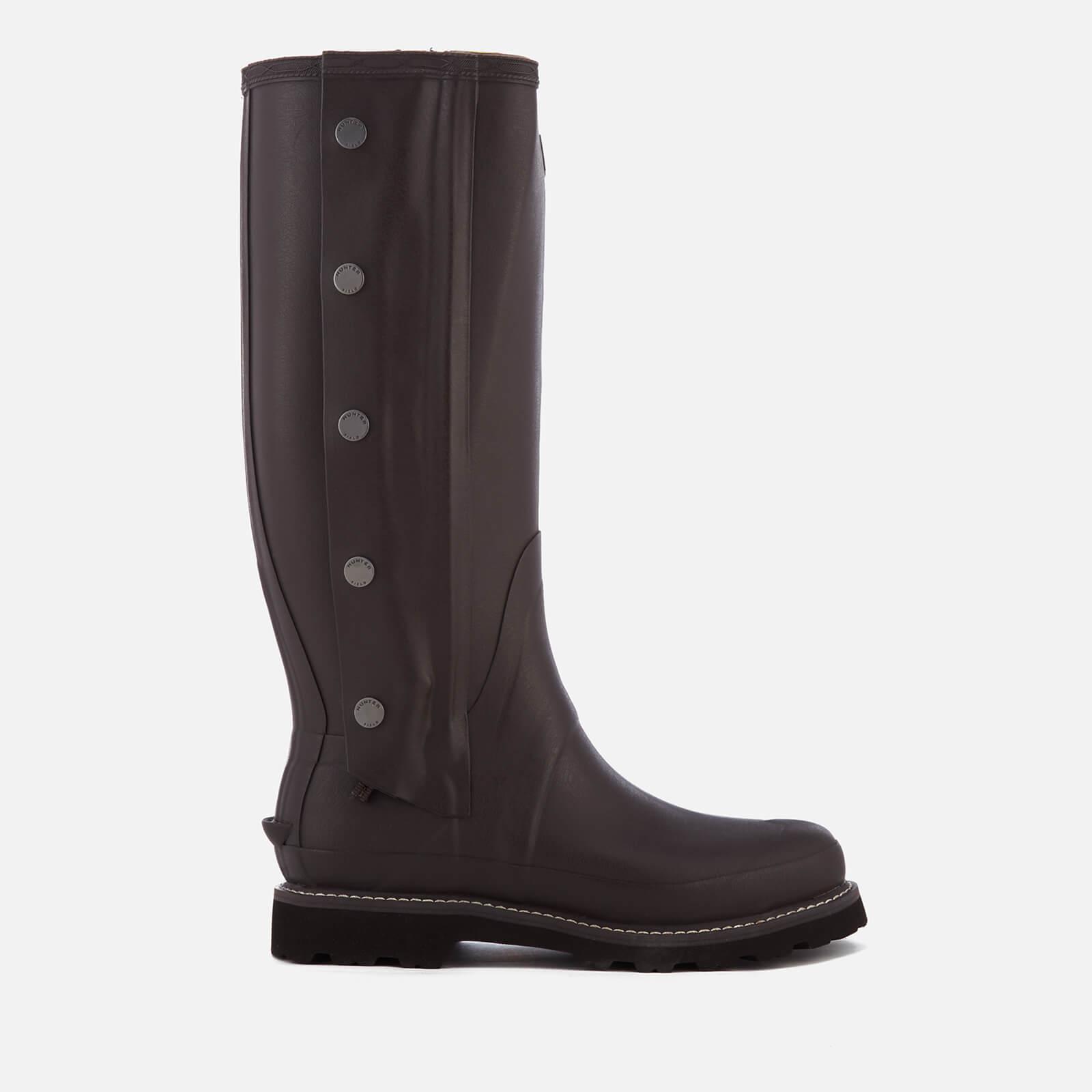 HUNTER Rubber Balmoral Side Zip Wellington Boots in Brown - Lyst