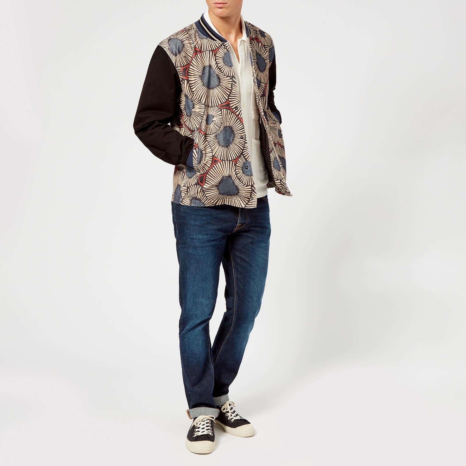 أبي حكمة كم nudie jeans baseball jacket 