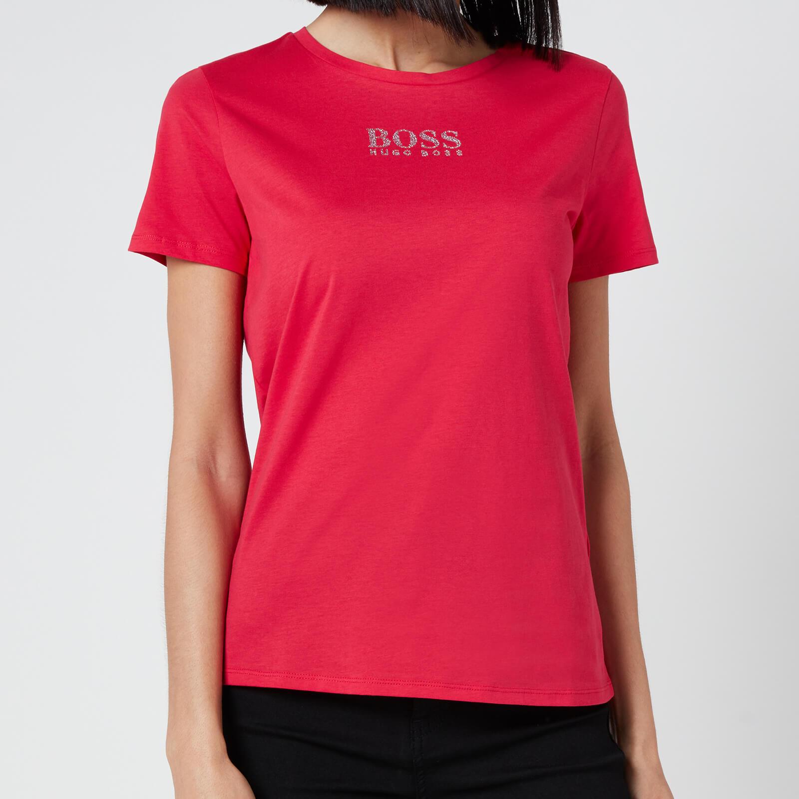 BOSS by HUGO BOSS Cotton Boss Eloga T-shirt in Pink - Lyst