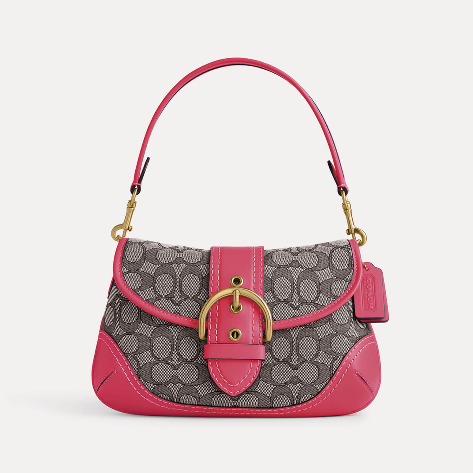 COACH Signature Jacquard Soho Bag in Pink Lyst Canada