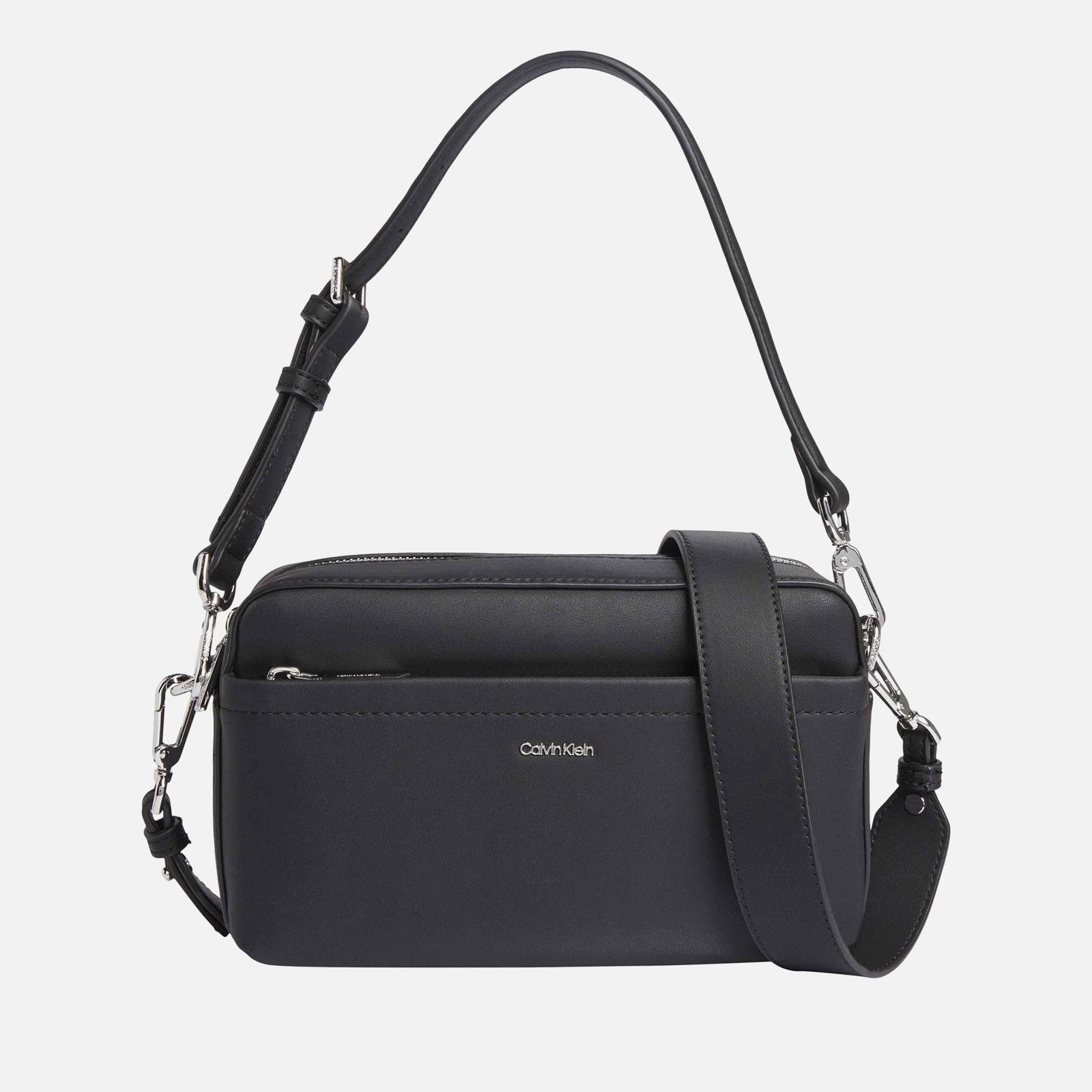 Calvin Klein Ck Must Convertible Faux Leather Camera Bag in Black Lyst UK