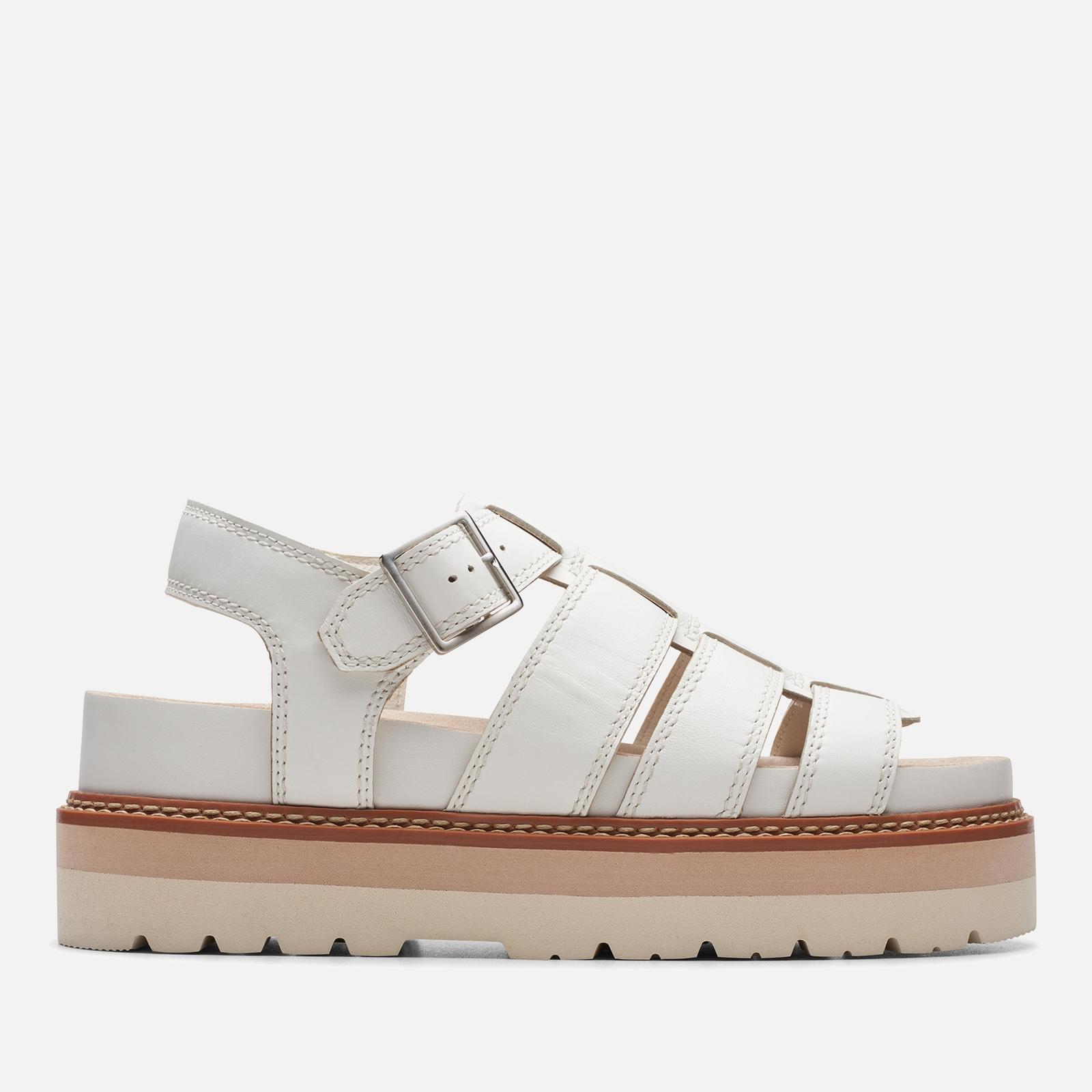 CLARKS KARSEA STRAP WHITE