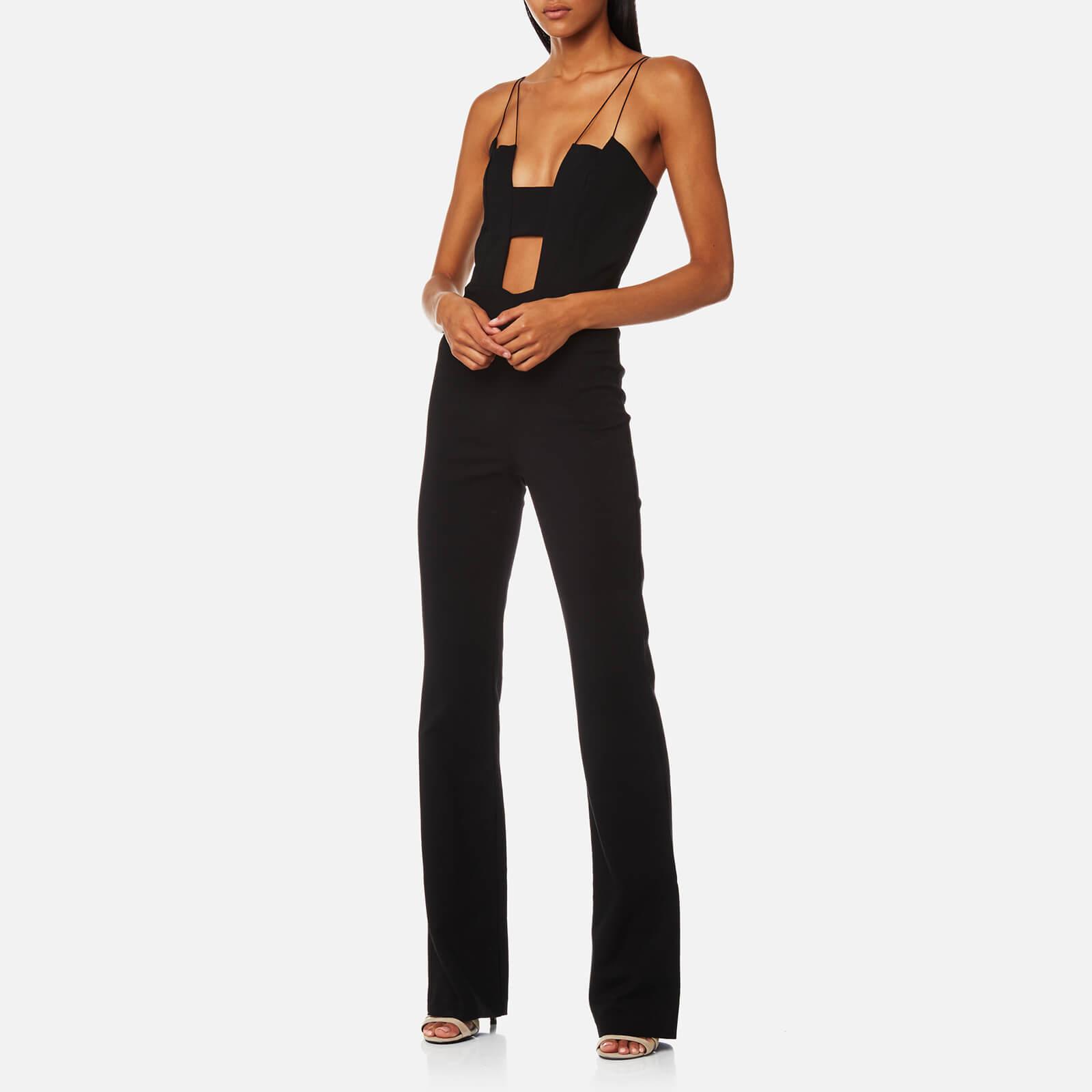 red white and black jumpsuit