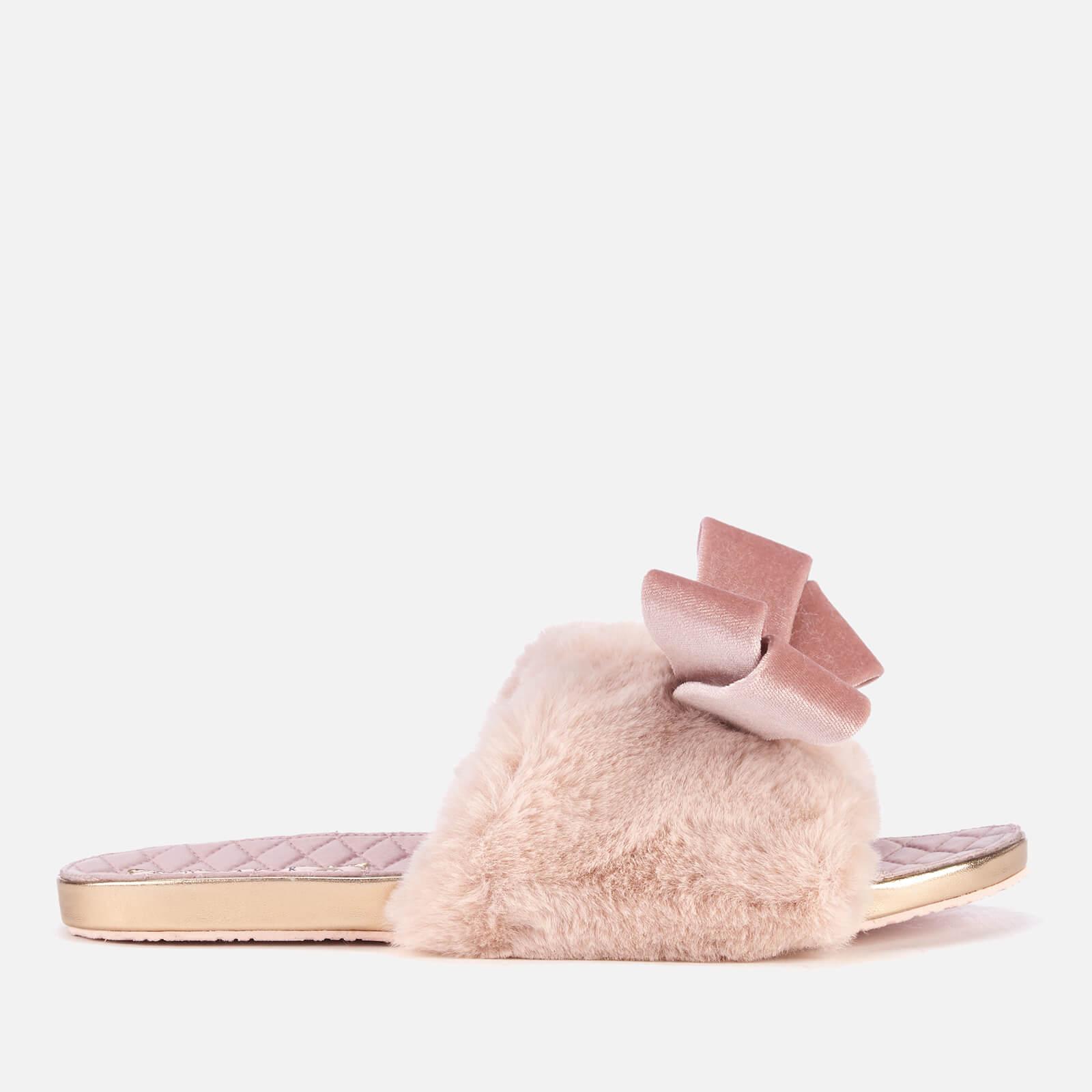 ted baker fur slippers