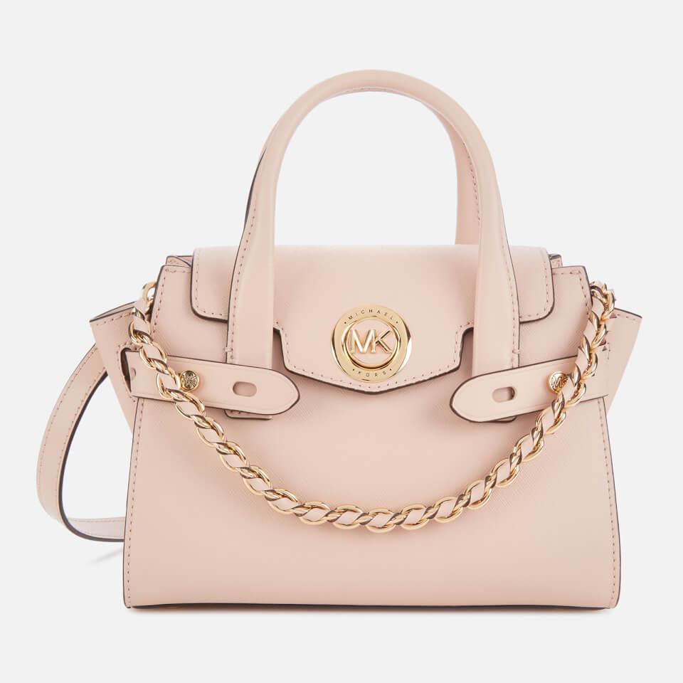 MICHAEL Michael Kors Leather Carmen Xs Flap Messenger Bag in Pink Lyst