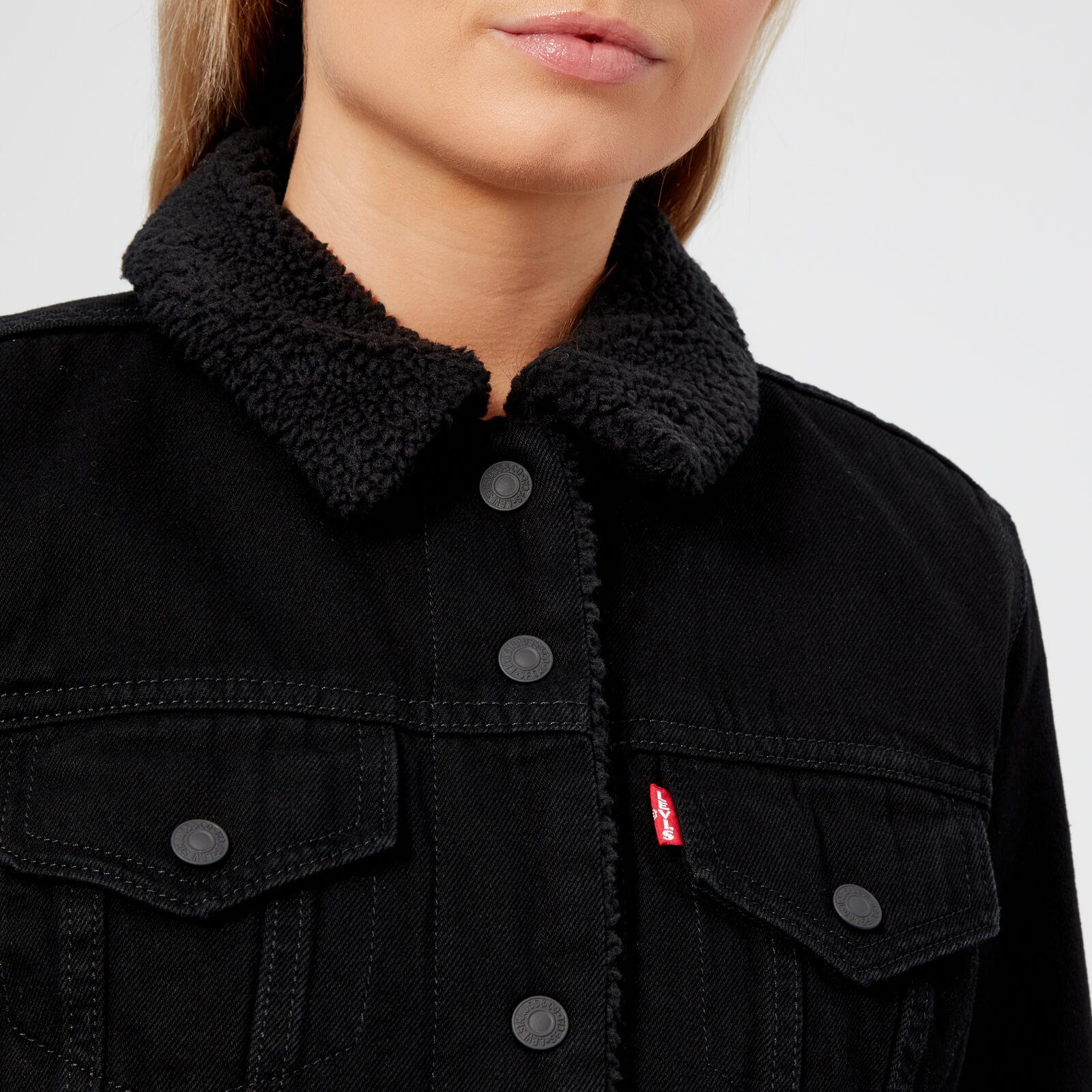 levis black coat