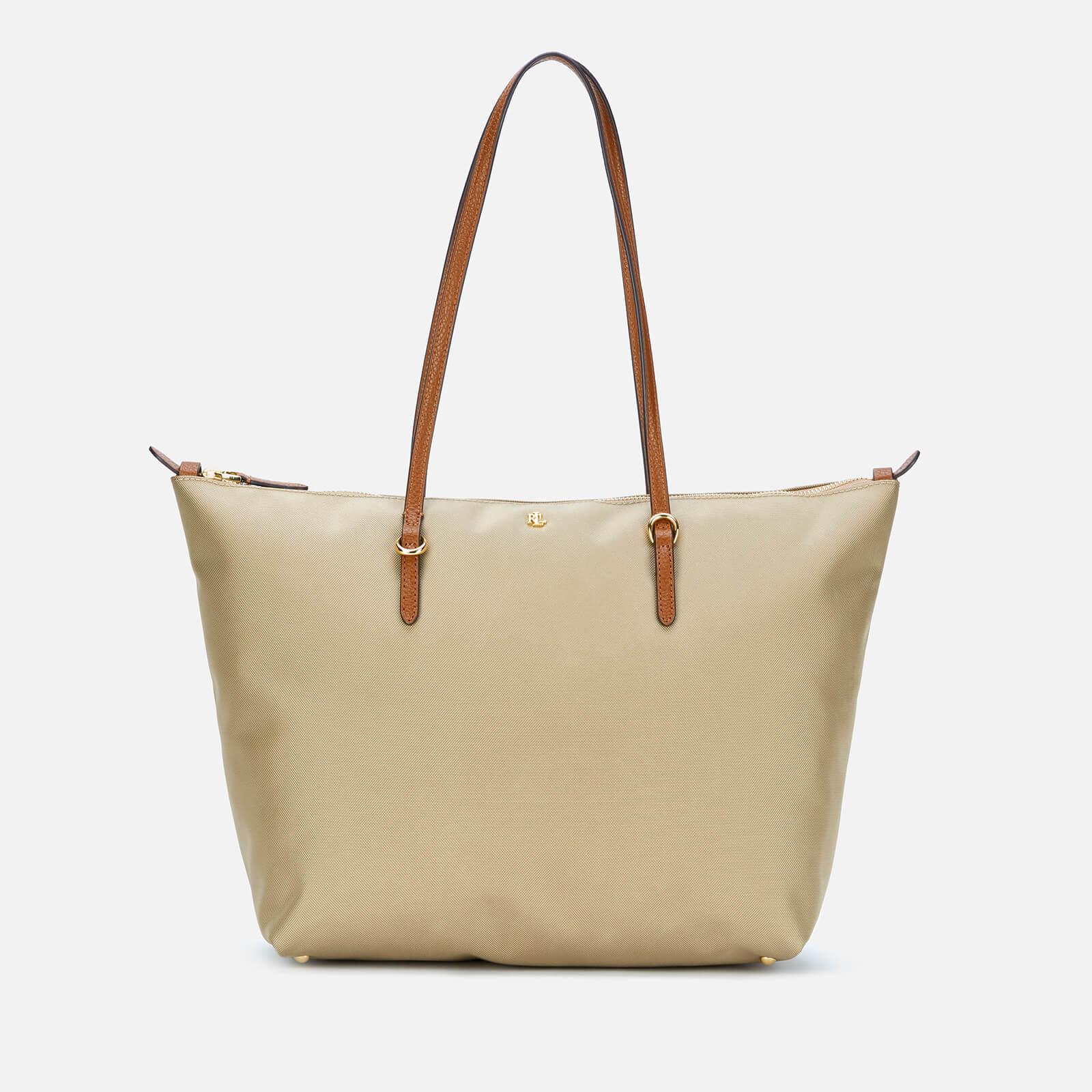 Lauren by Ralph Lauren Keaton Medium 31 Tote Bag in Natural | Lyst