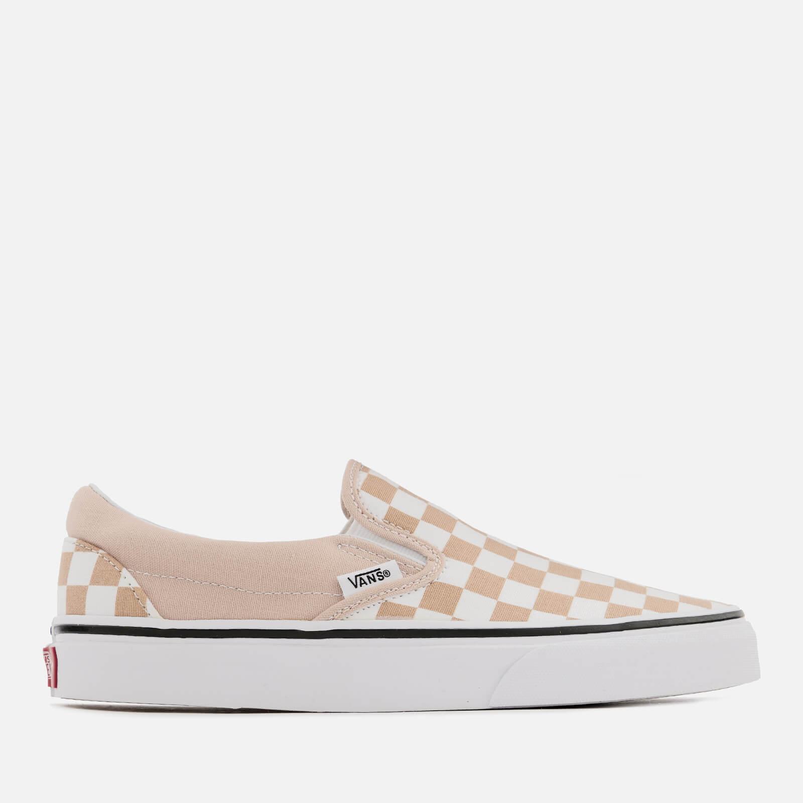 Vans Checkerboard Slip-on Trainers in Natural Lyst