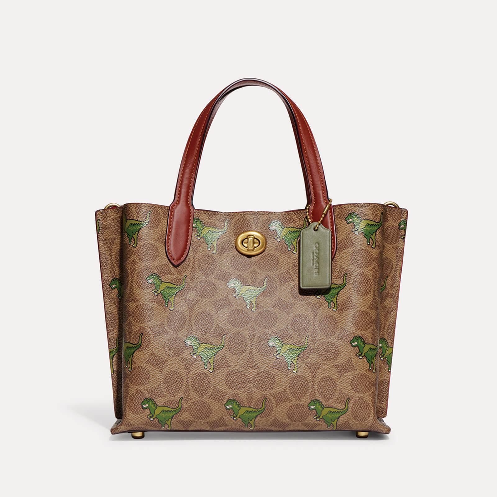 COACH Willow 24 Rexy Printed Coated-canvas Tote Bag in Brown | Lyst UK