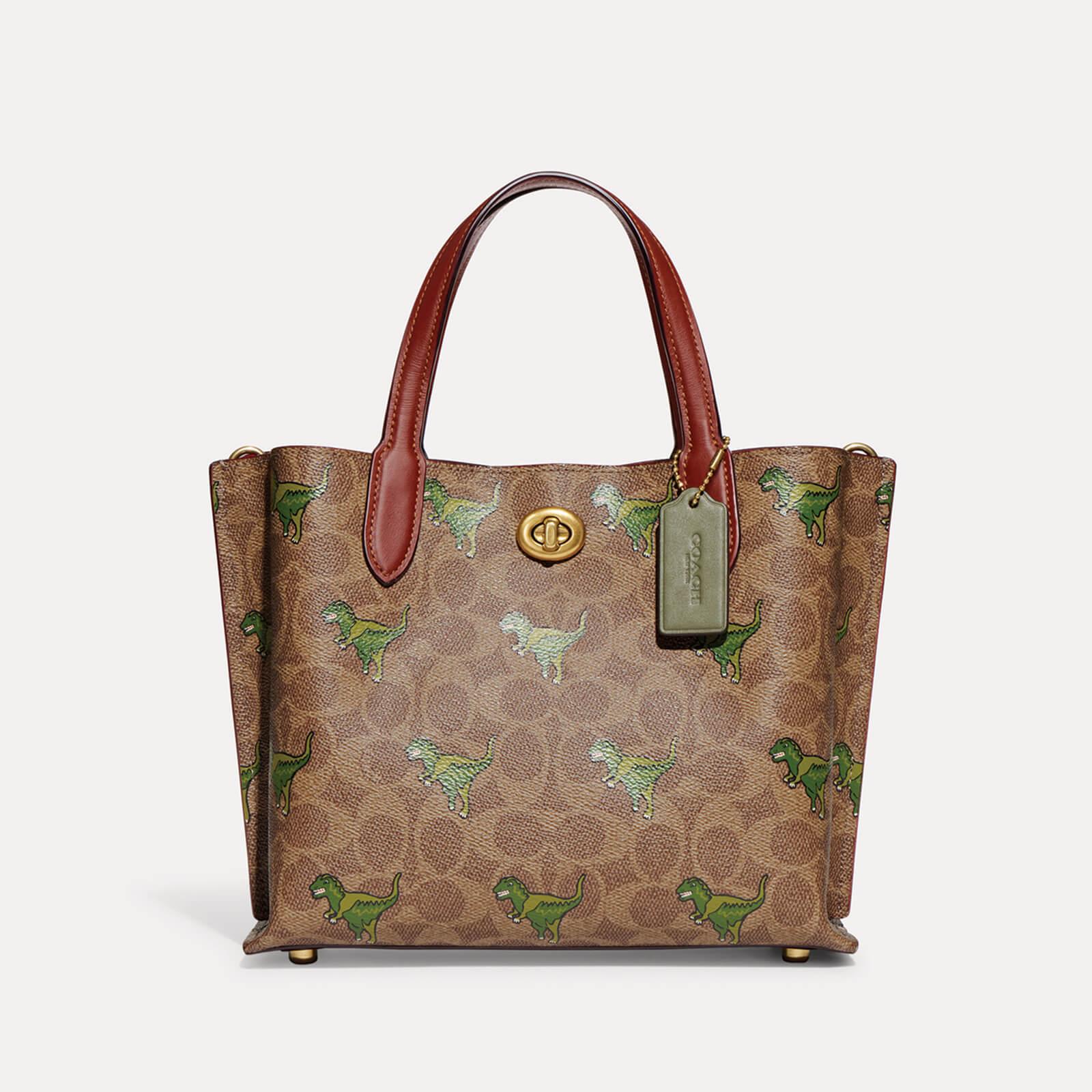 COACH Willow 24 Rexy Printed Coatedcanvas Tote Bag in Brown Lyst