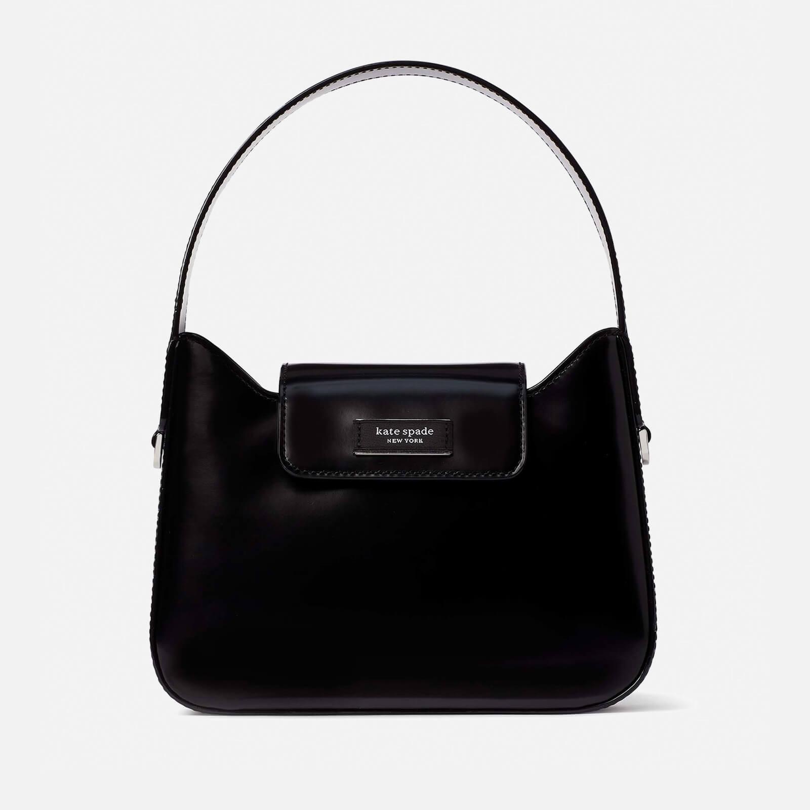 Kate Spade Sam Icon Mini Leather Hobo Bag in Black