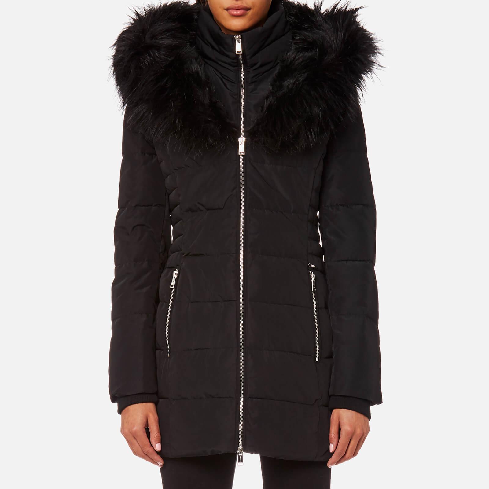 Guess Yoko Parka in Black | Lyst Canada