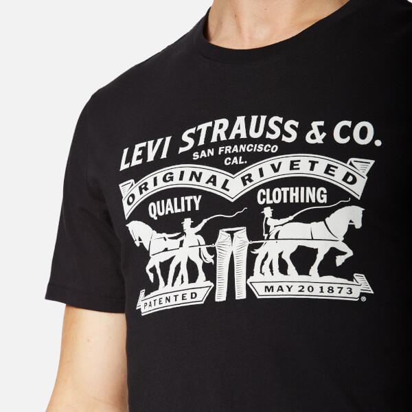 Levi s Men s Two Horse Graphic Setin Neck Tshirt in Black for Men Lyst UK