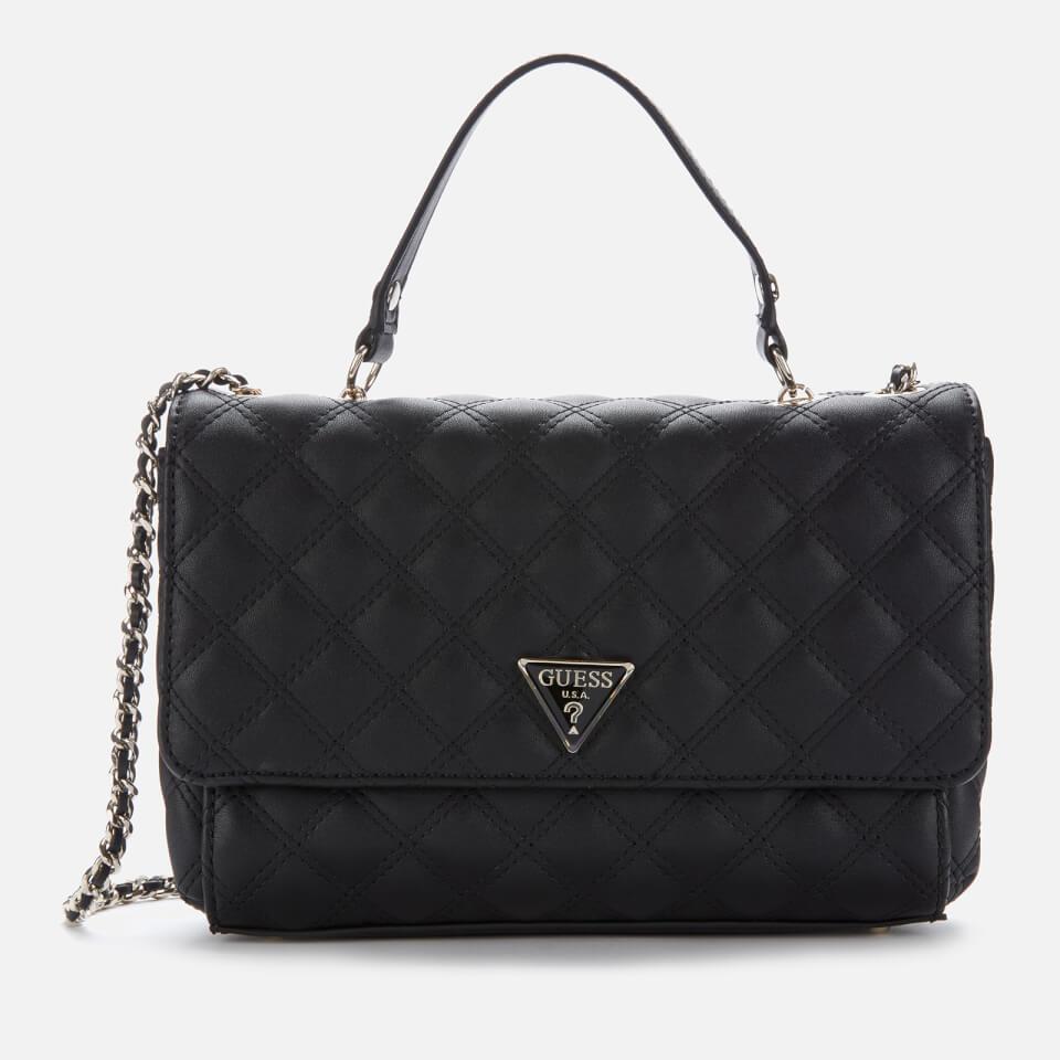 Guess Cessily Convertible Cross Body Bag in Black | Lyst