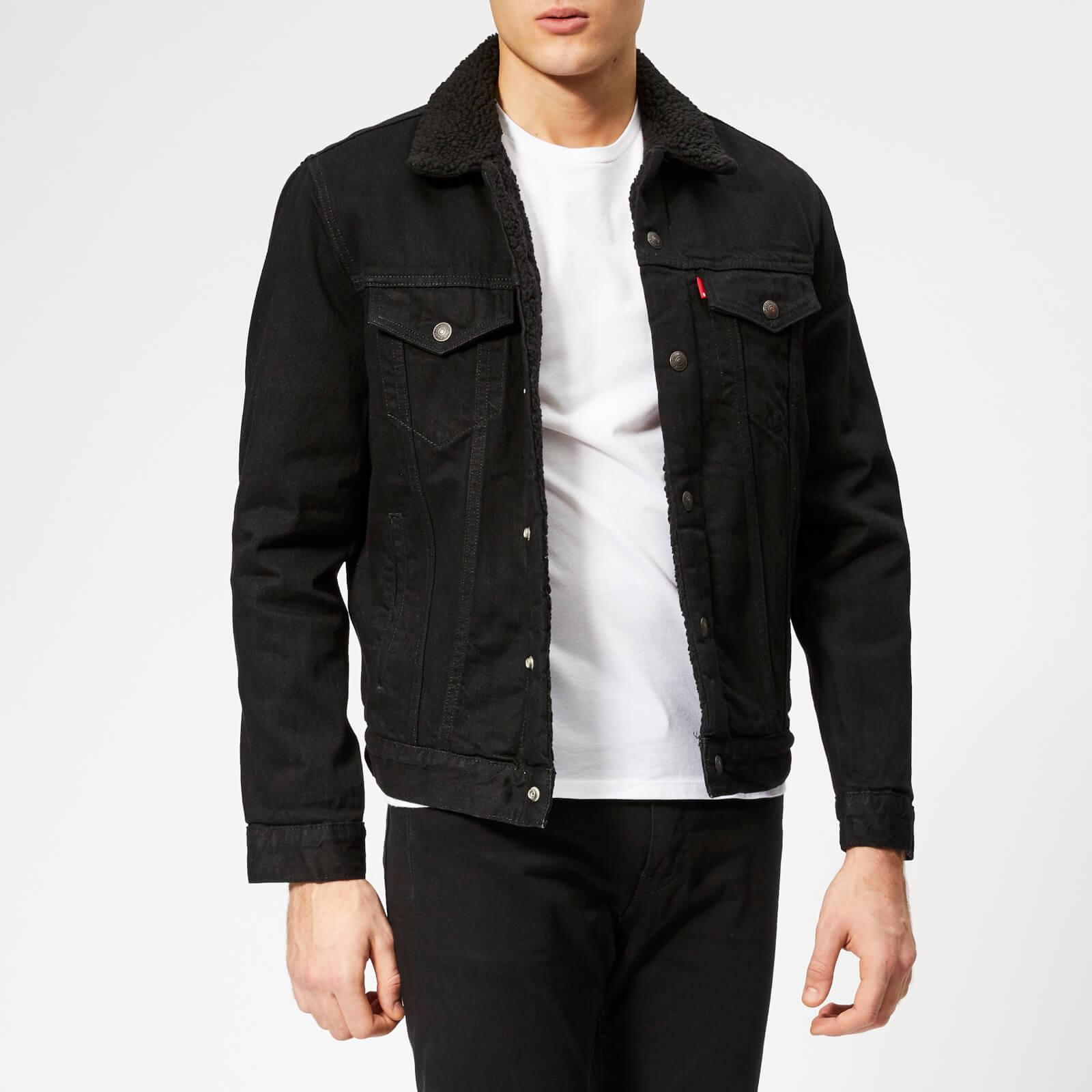 levis type 3 sherpa black