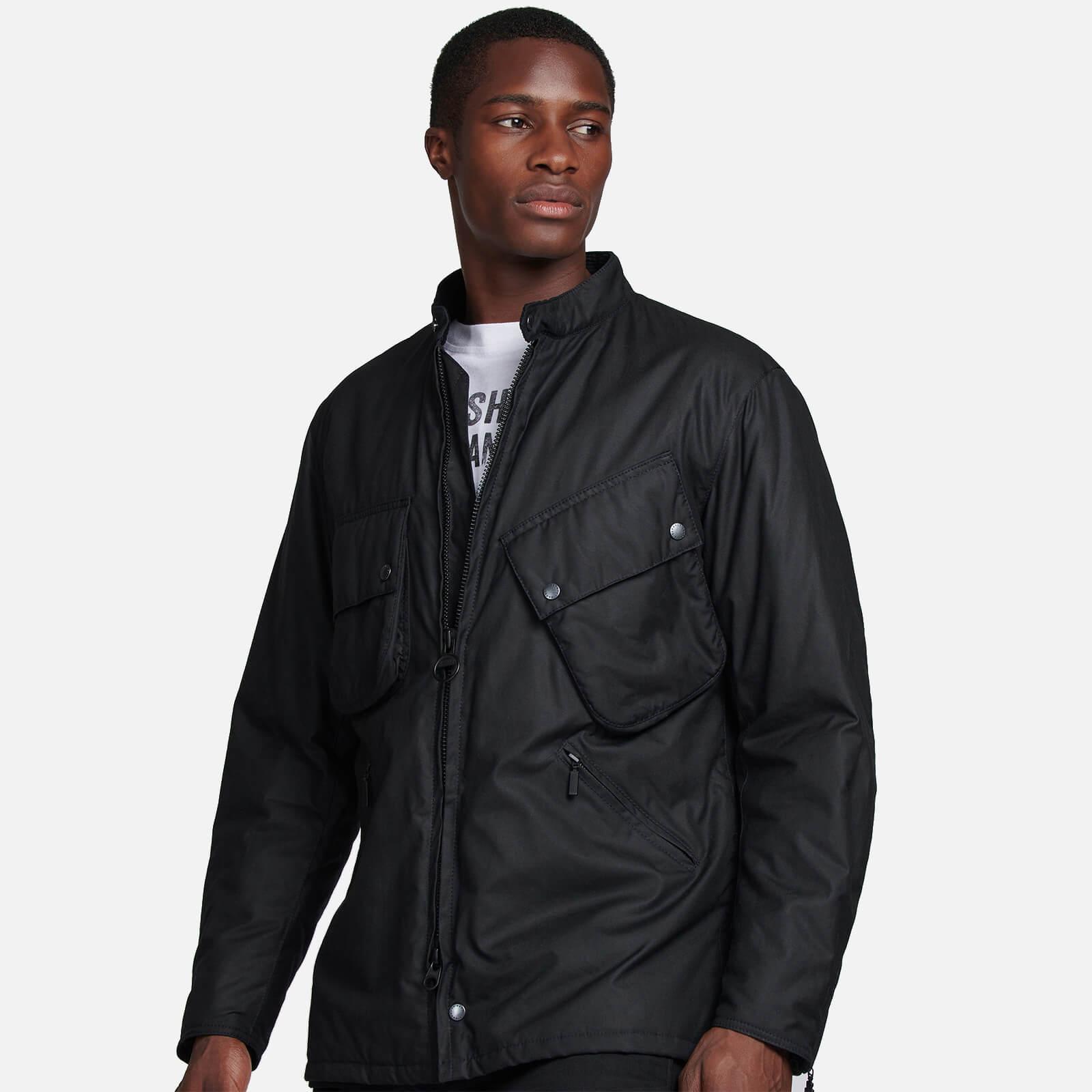 Barbour X Engineered Garments Harlem Wax Jacket in Black for Men 