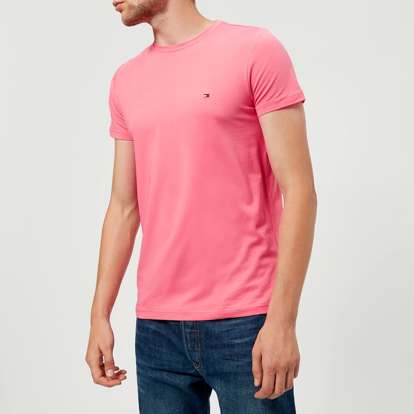 tommy jeans pink t shirt