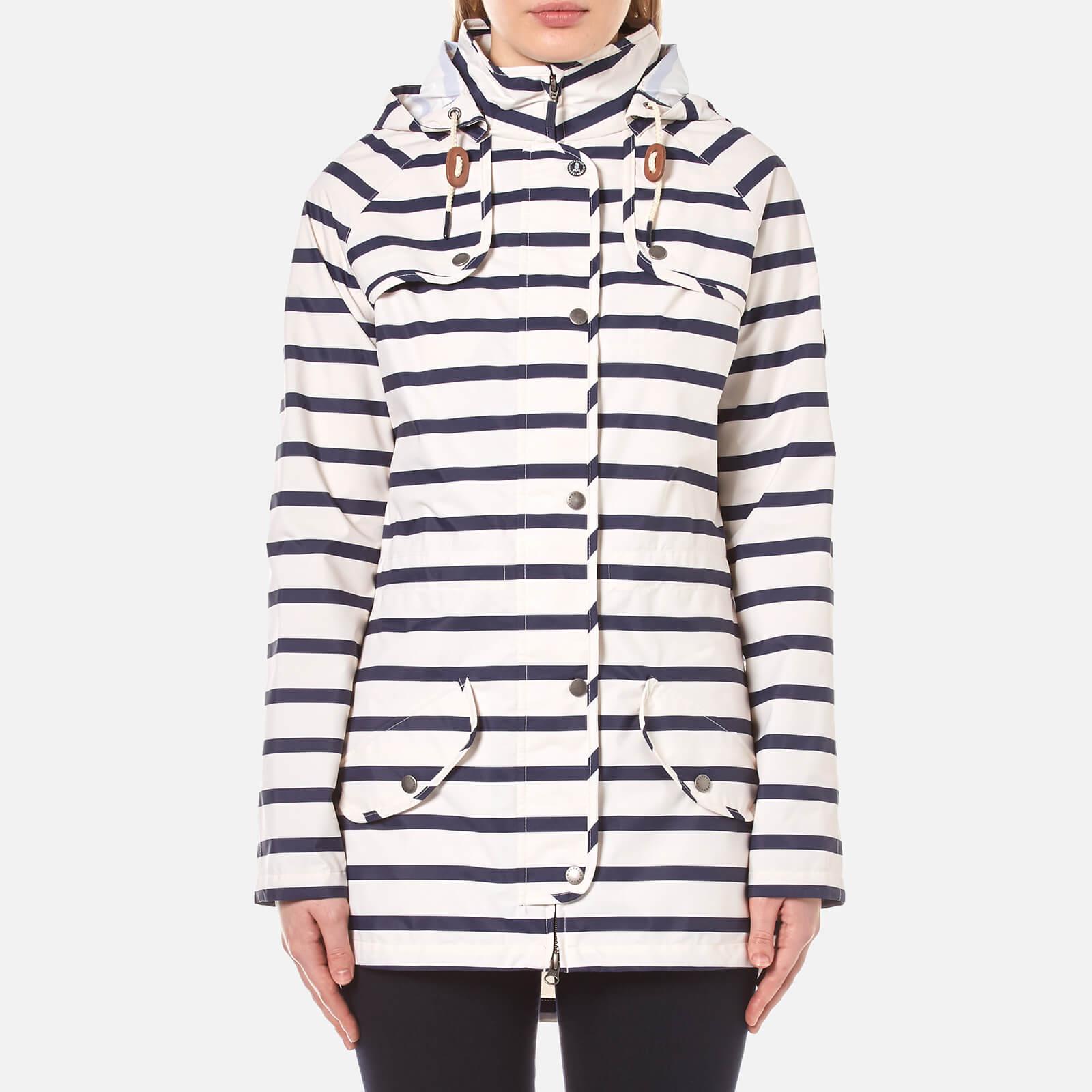Barbour Synthetic Stripe Trevose Jacket in Navy/White (Blue) | Lyst