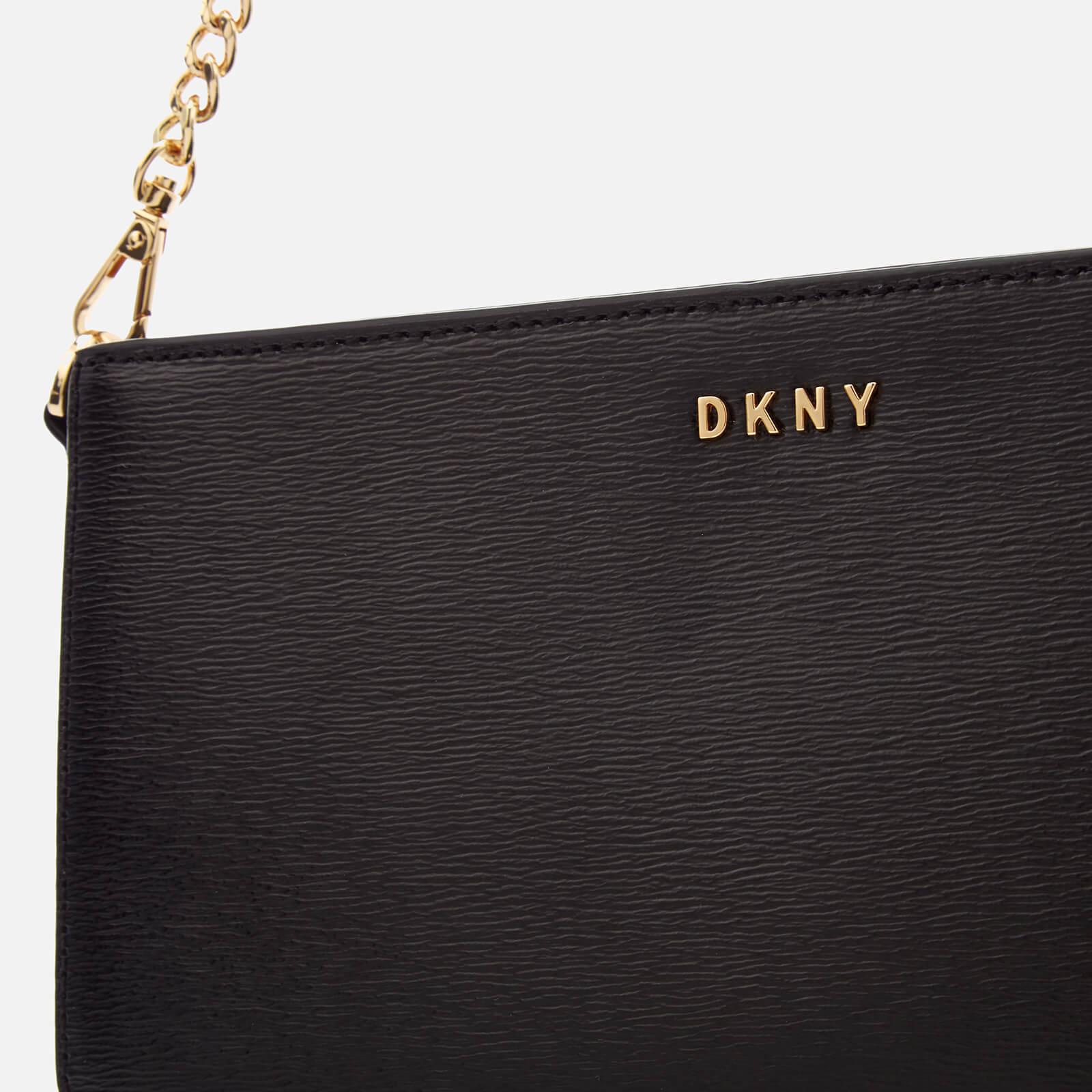 DKNY Bryant Park Small Signature Logo Demi Bag Mocha Caramel