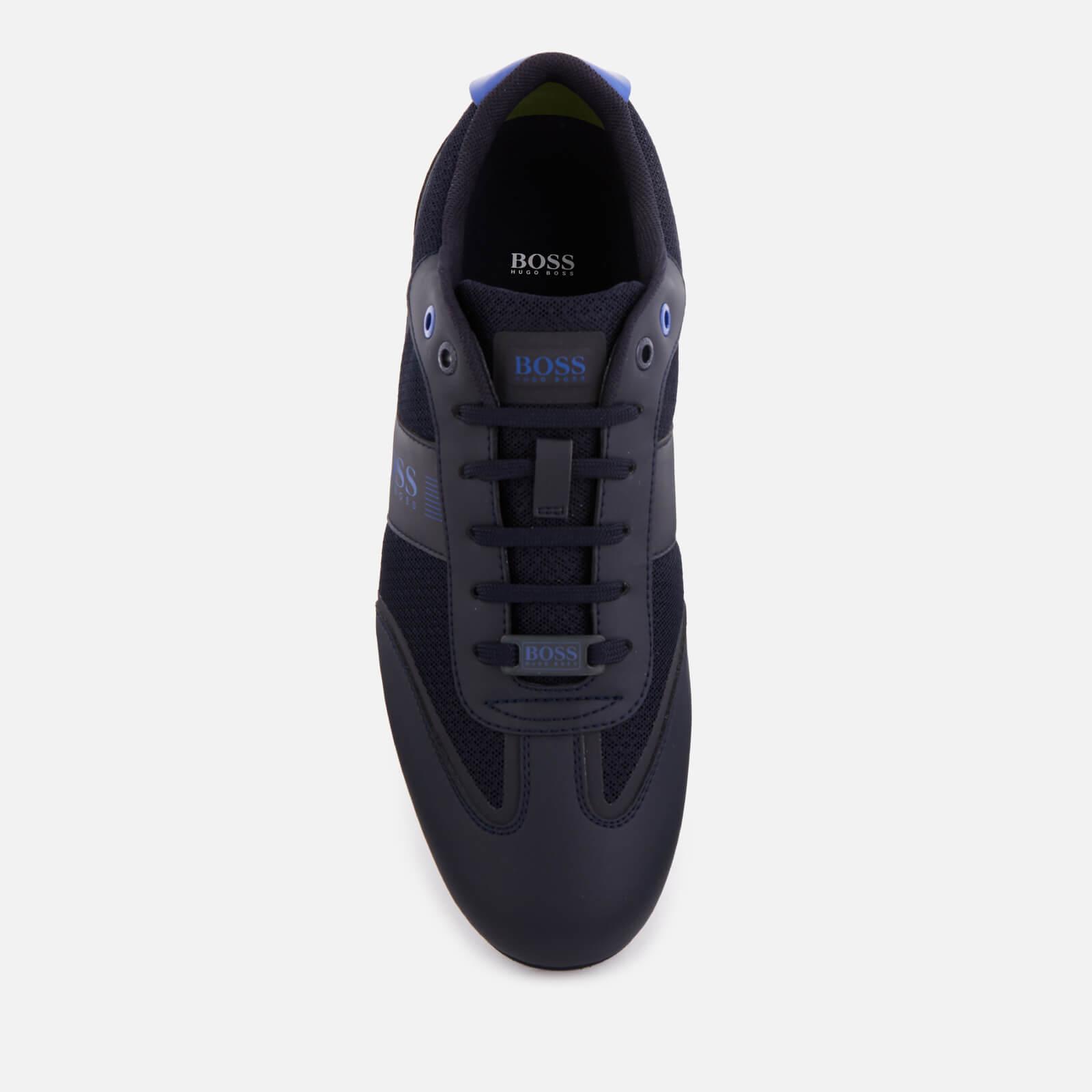 BOSS by HUGO BOSS Lace Lighter Low Mxme Trainers Navy in Blue for Men | Lyst