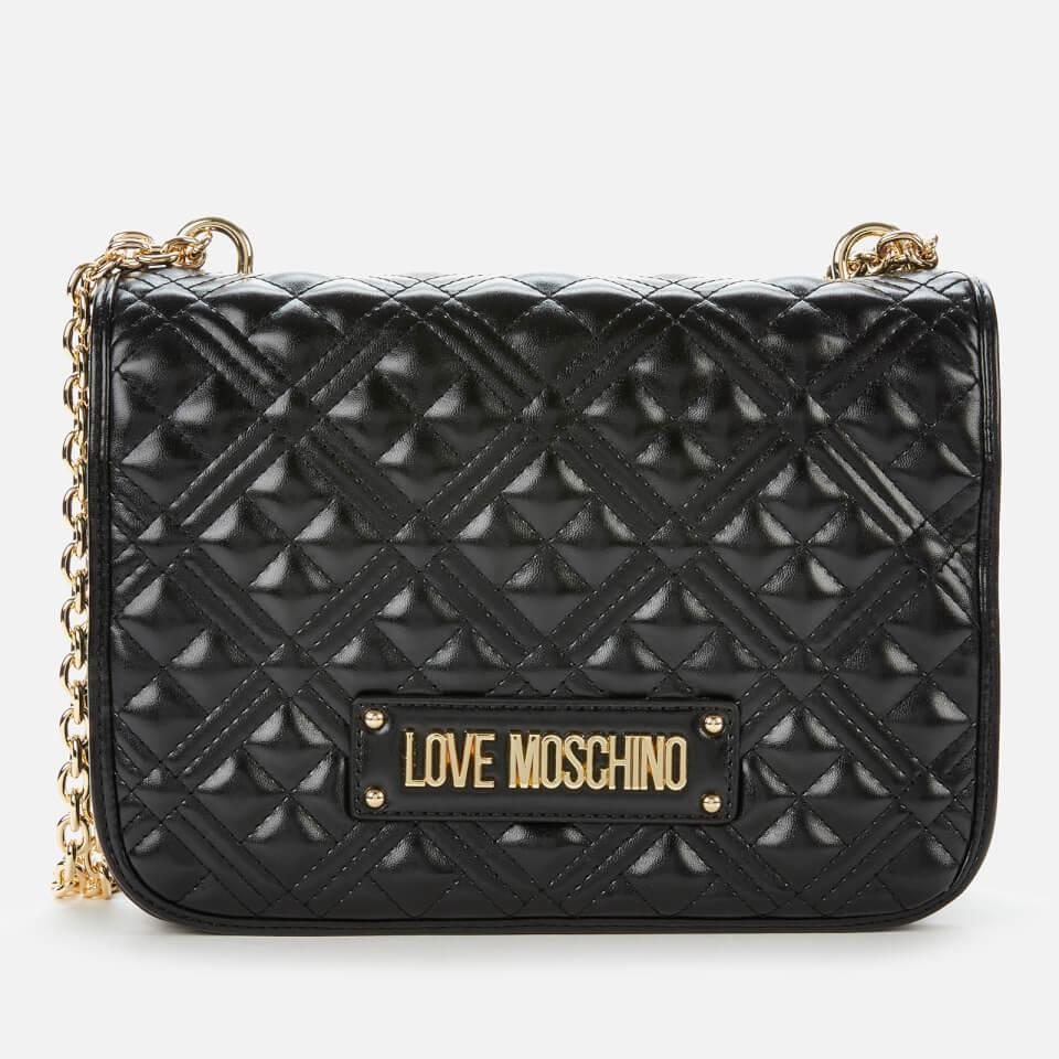 Love Moschino Quilted Shoulder Bag in Black - Lyst