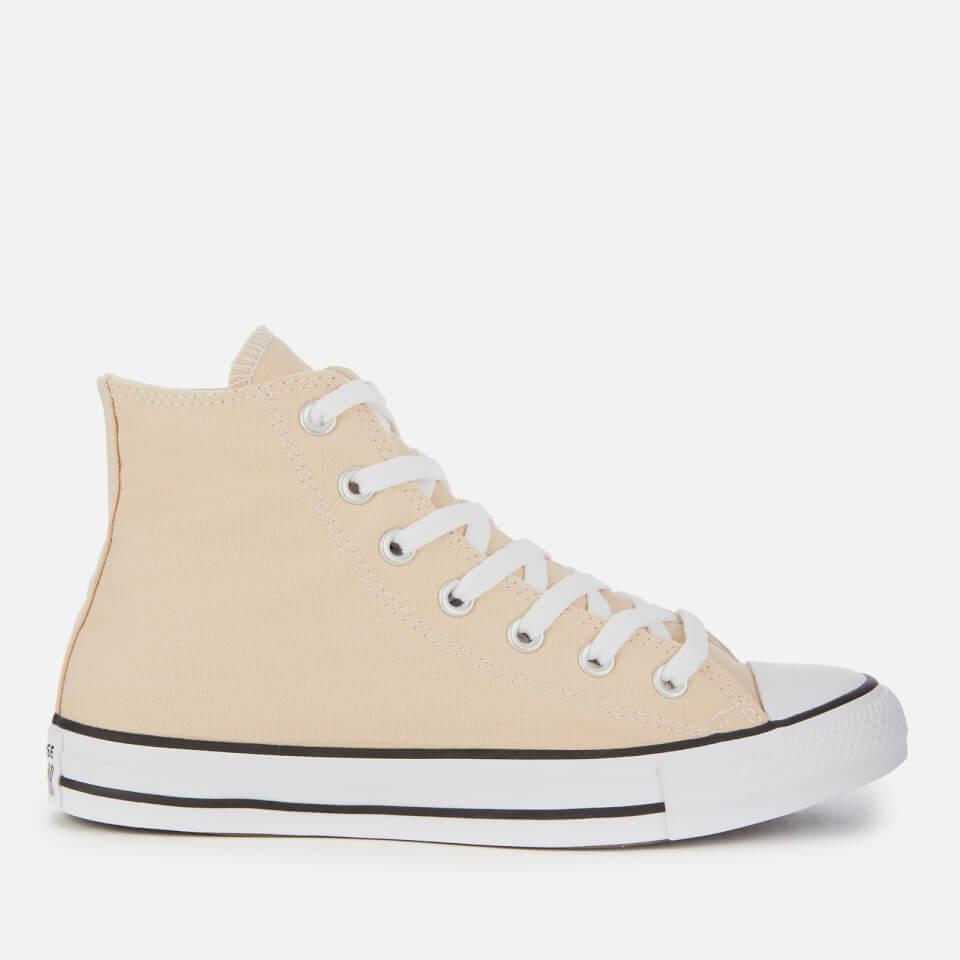 Converse Canvas Chuck Taylor All Star Hi-top Trainers in Beige (Natural ...
