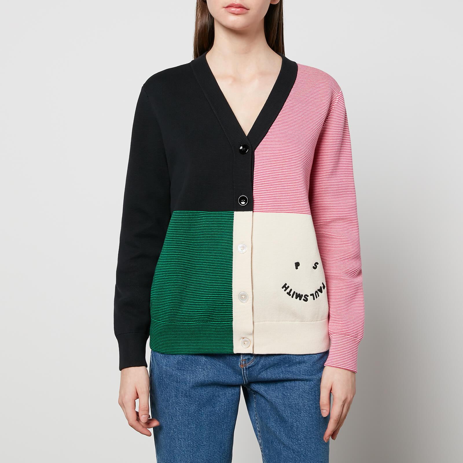 PS by Paul Smith Cotton Knitted Button Cardigan | Lyst