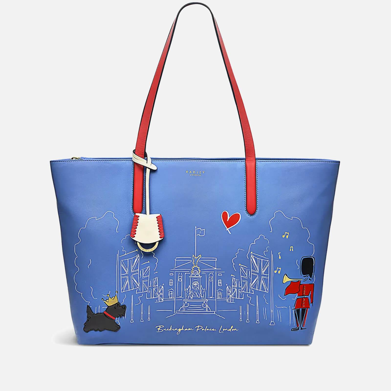 Radley The Coronation Large Leather Tote Bag in Blue