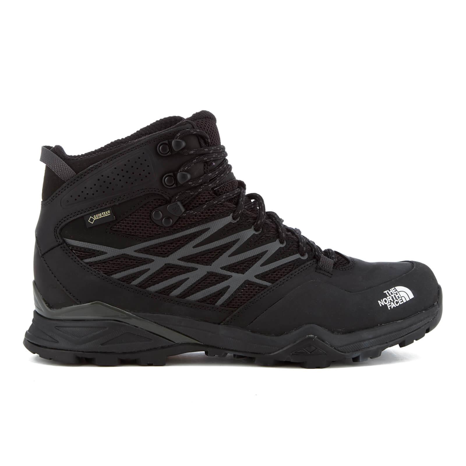 The North Face Leather Hedgehog Hike Mid Gore-tex Boots in Black for ...