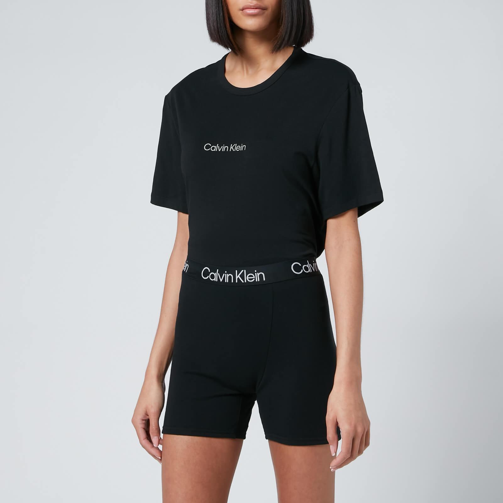 Calvin Klein Short Sleeve T-shirt And Shorts Set in Black | Lyst