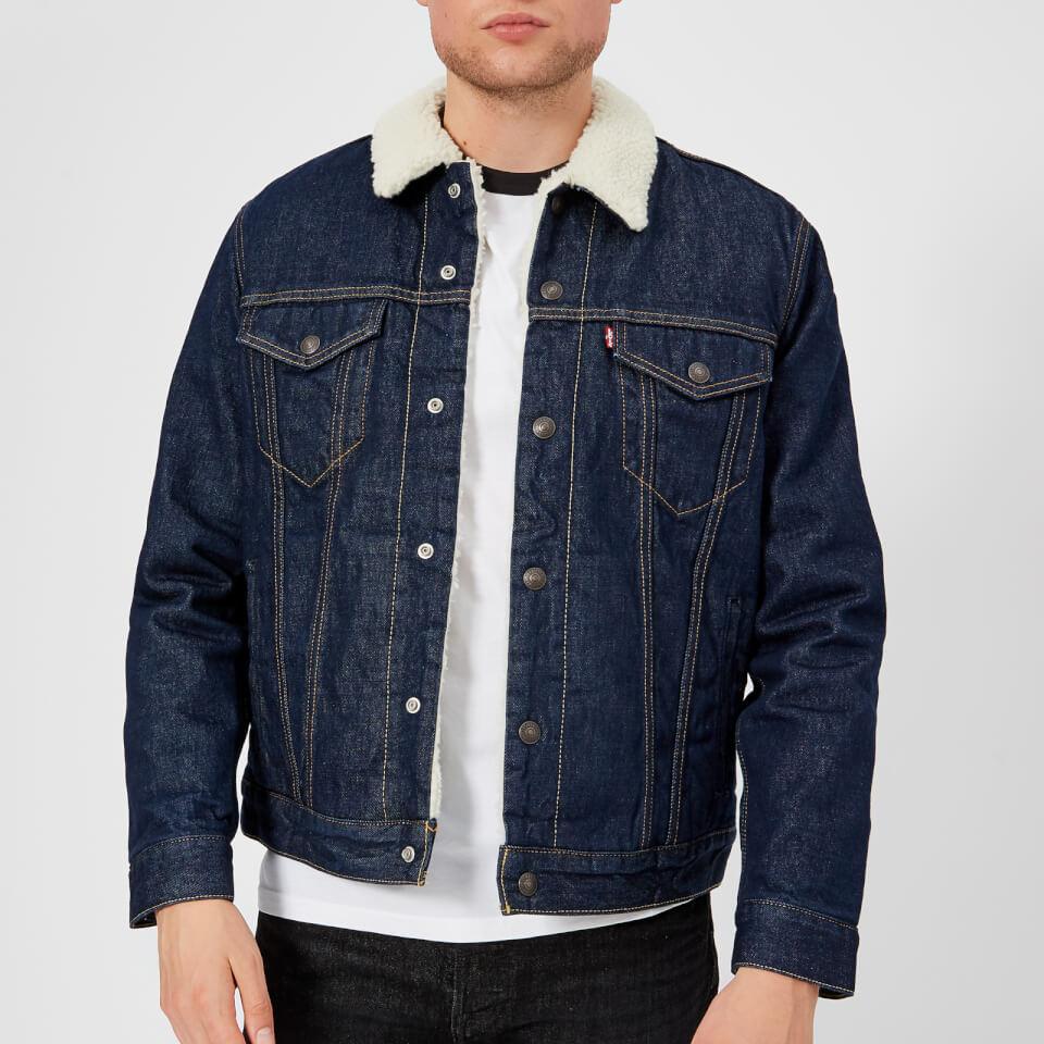 Levi's Type 3 Sherpa Trucker Long Sleeve Jacket in Blue/White (Blue) for  Men - Lyst