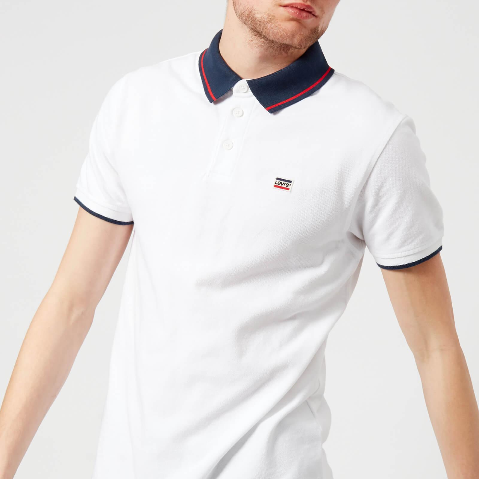 Levi's Cotton Breaker Logo Polo Shirt in White for Men - Lyst