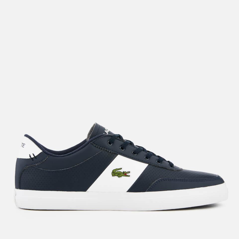 Lacoste Court-master 119 2 Perforated Leather Trainers in Navy/White (Blue)  for Men | Lyst UK