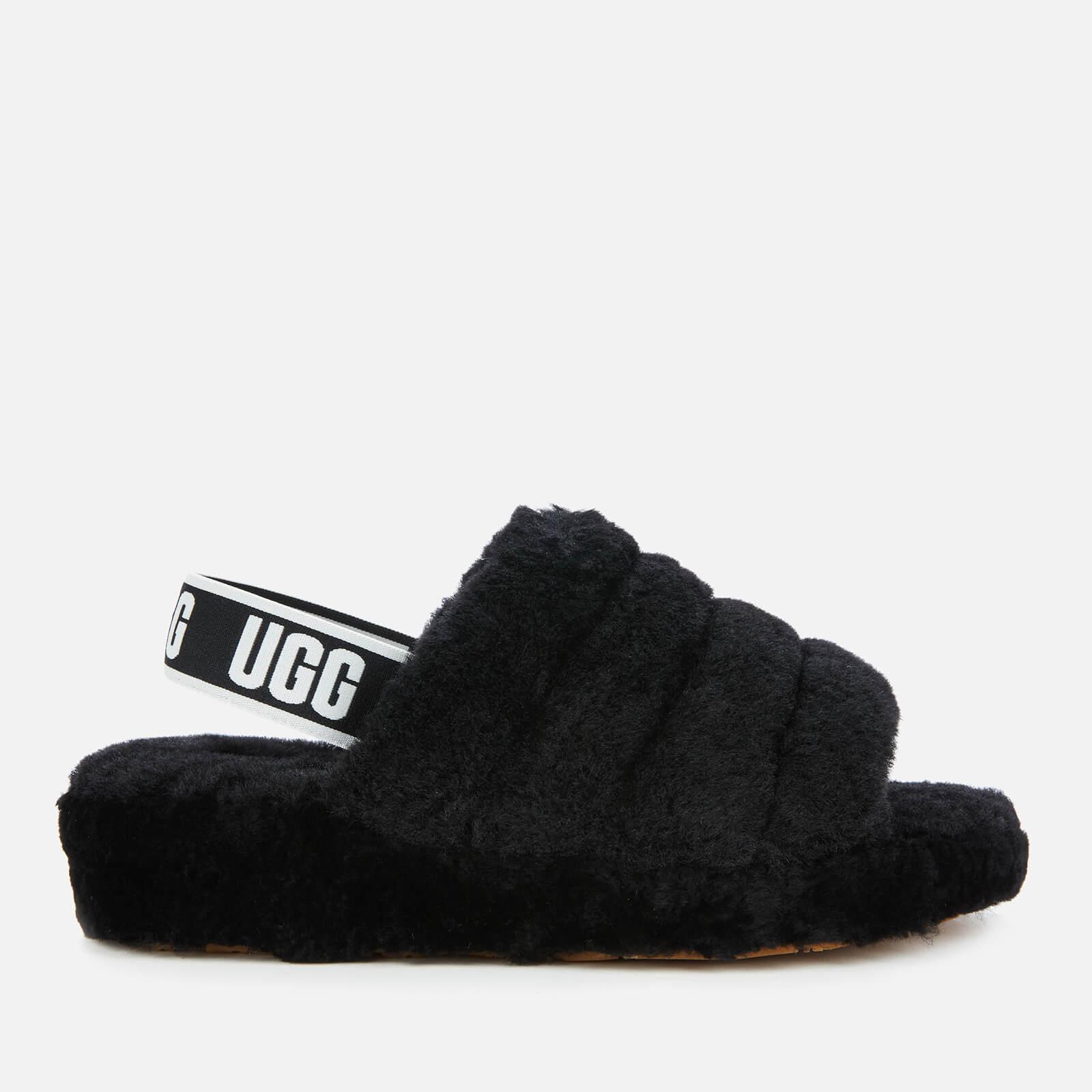 ugg black slides