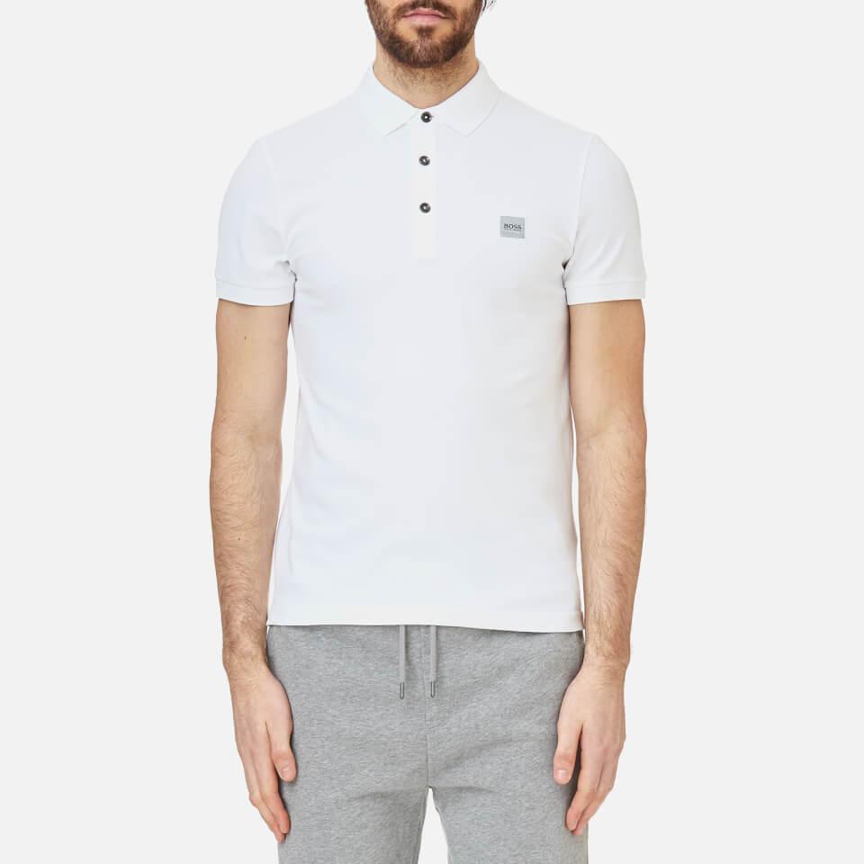 boss white polo shirt