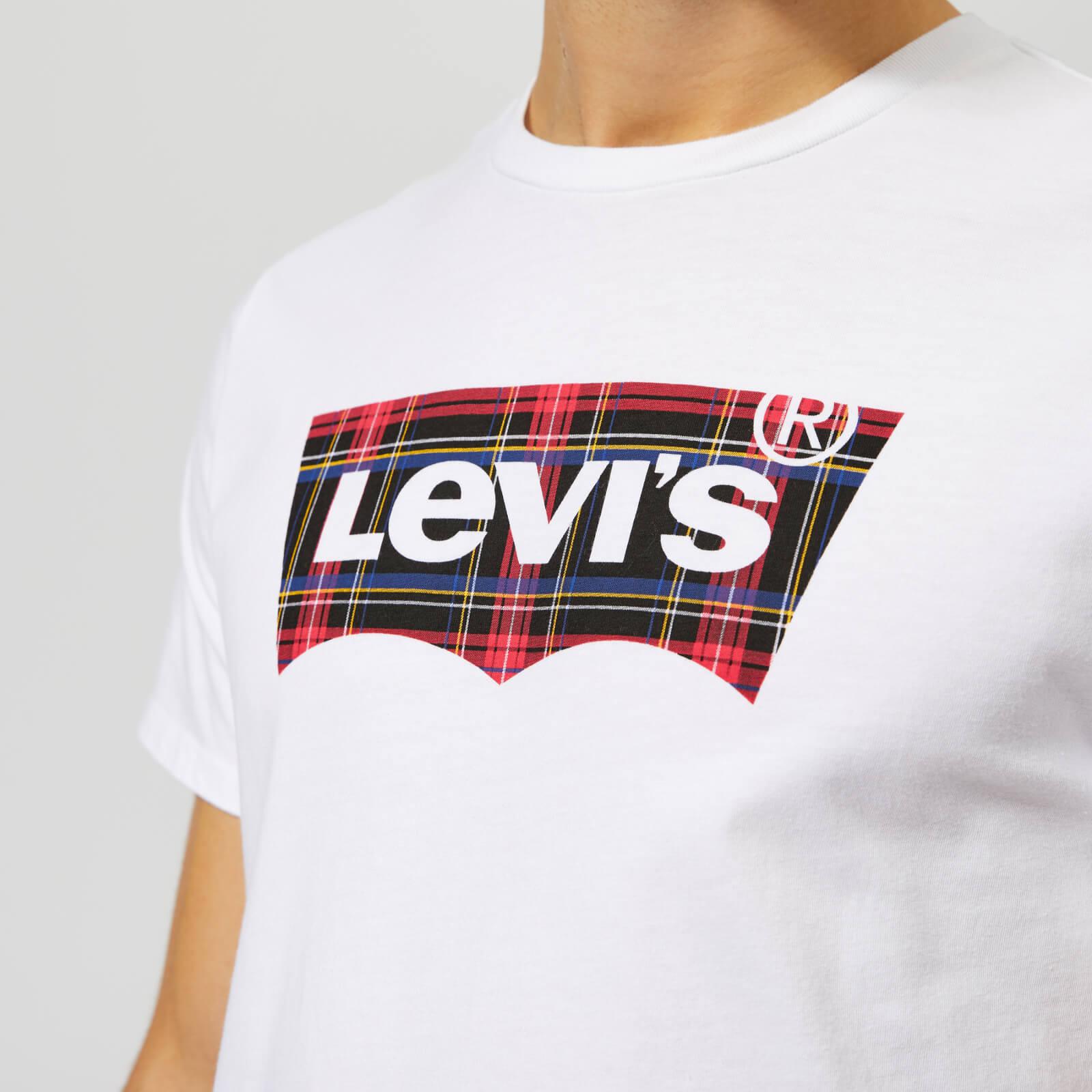 levis tartan t shirt